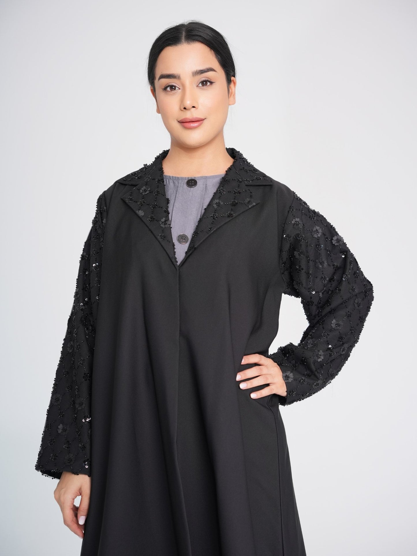 C 0394 Black Abaya