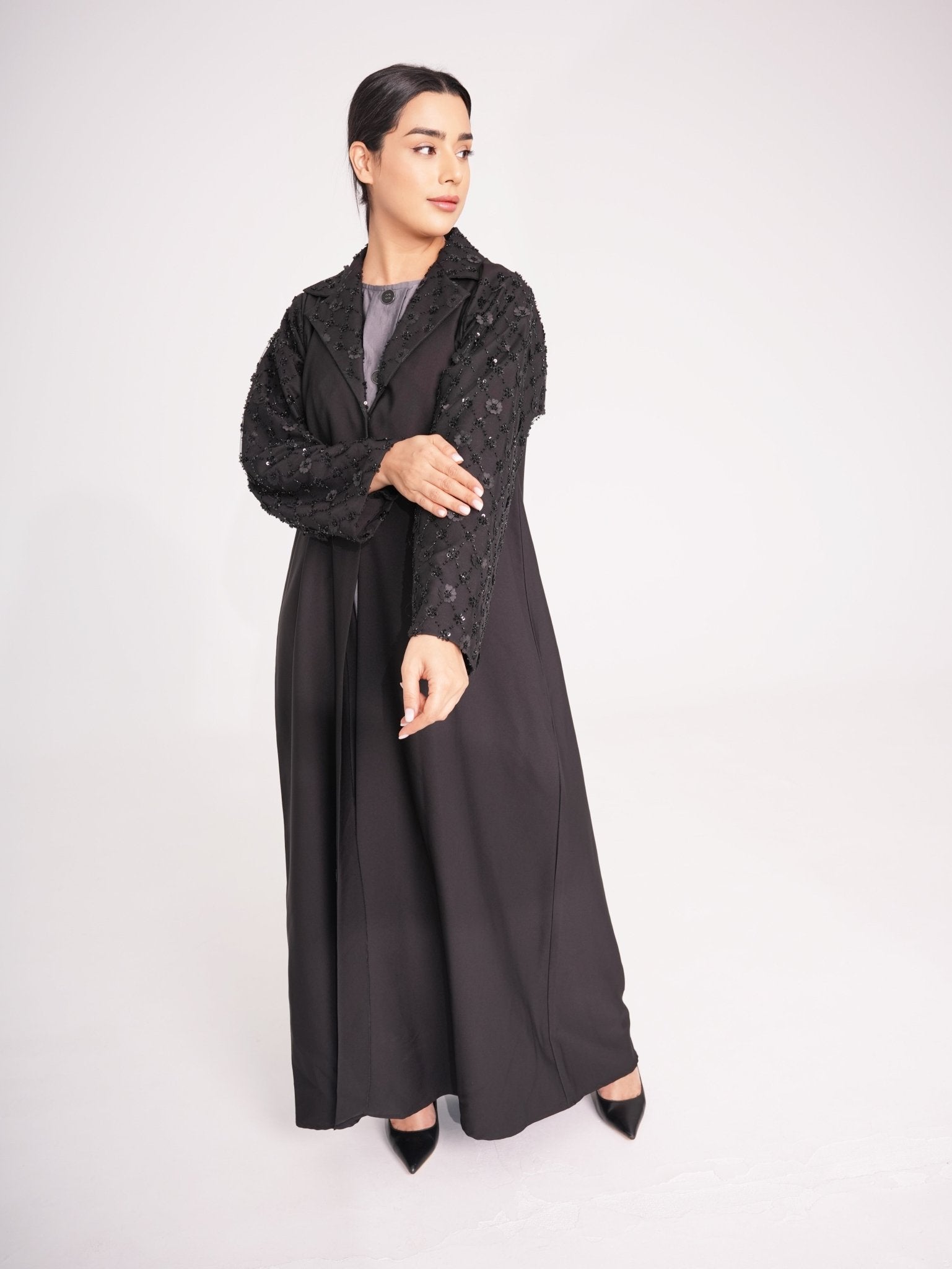 C 0394 Black Abaya