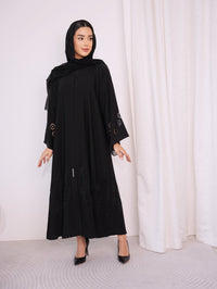 C 0395 Black Abaya - XS / 49