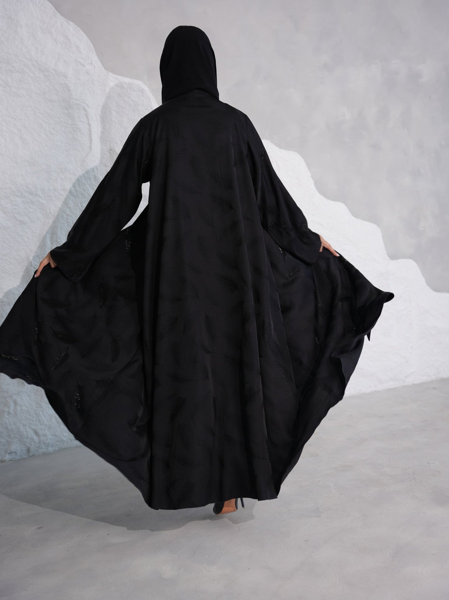 C 0398 Black Abaya