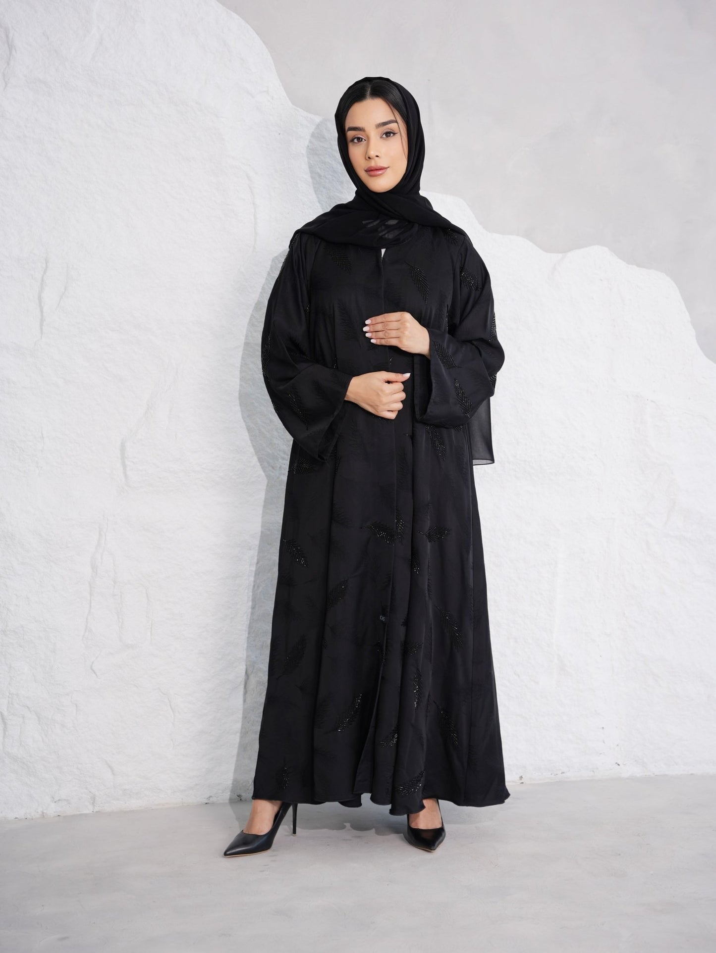 C 0398 Black Abaya