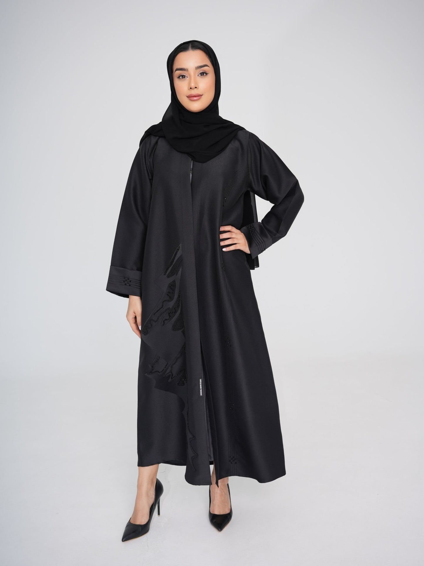 C 0402 Black Abaya