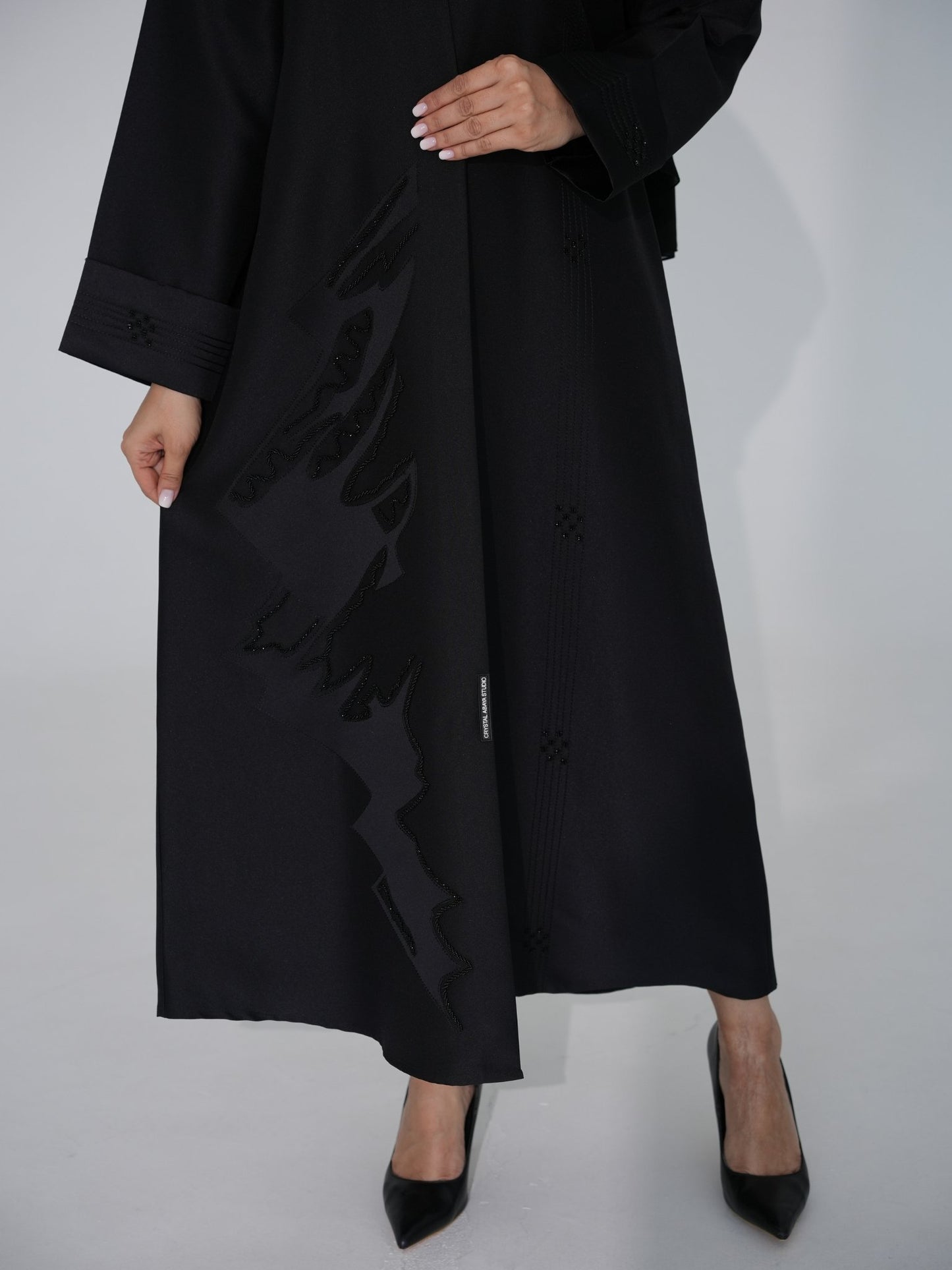 C 0402 Black Abaya