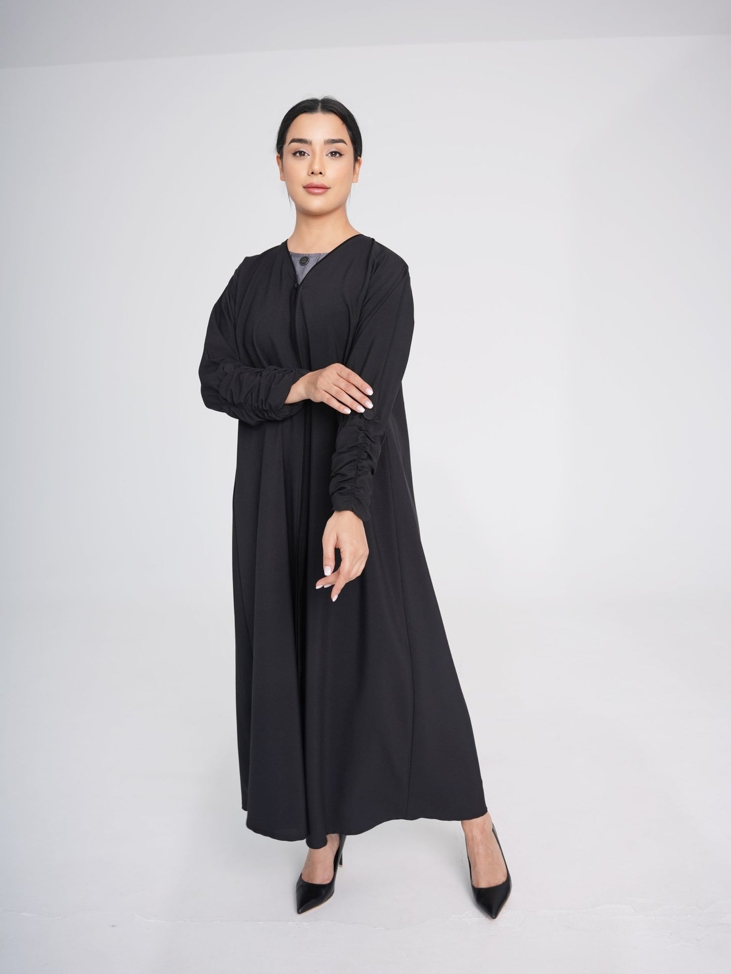 C 0404 Black Abaya