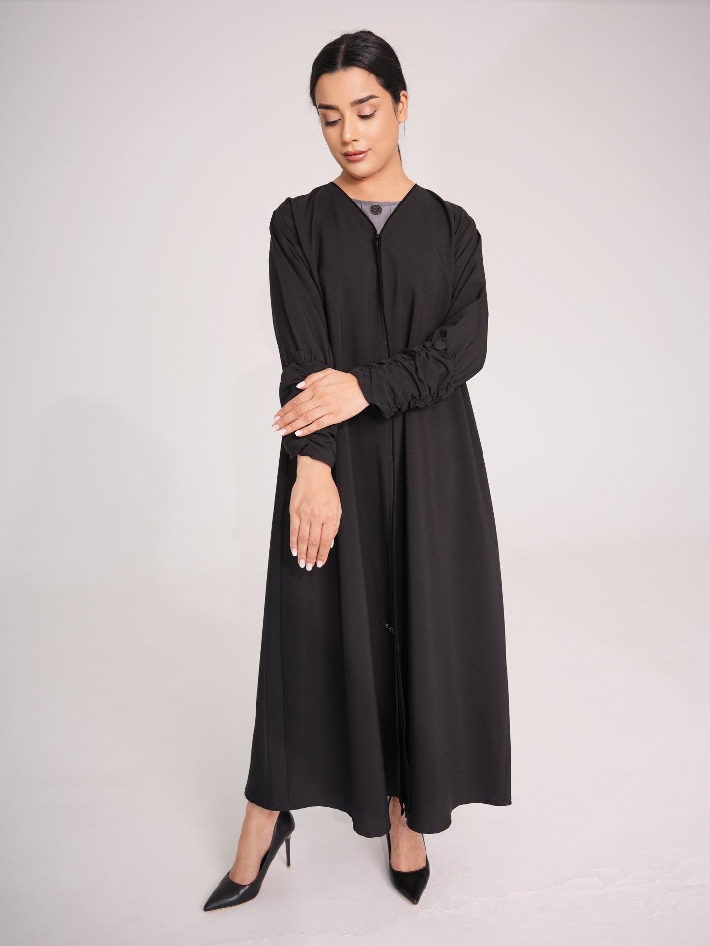 C 0404 Black Abaya