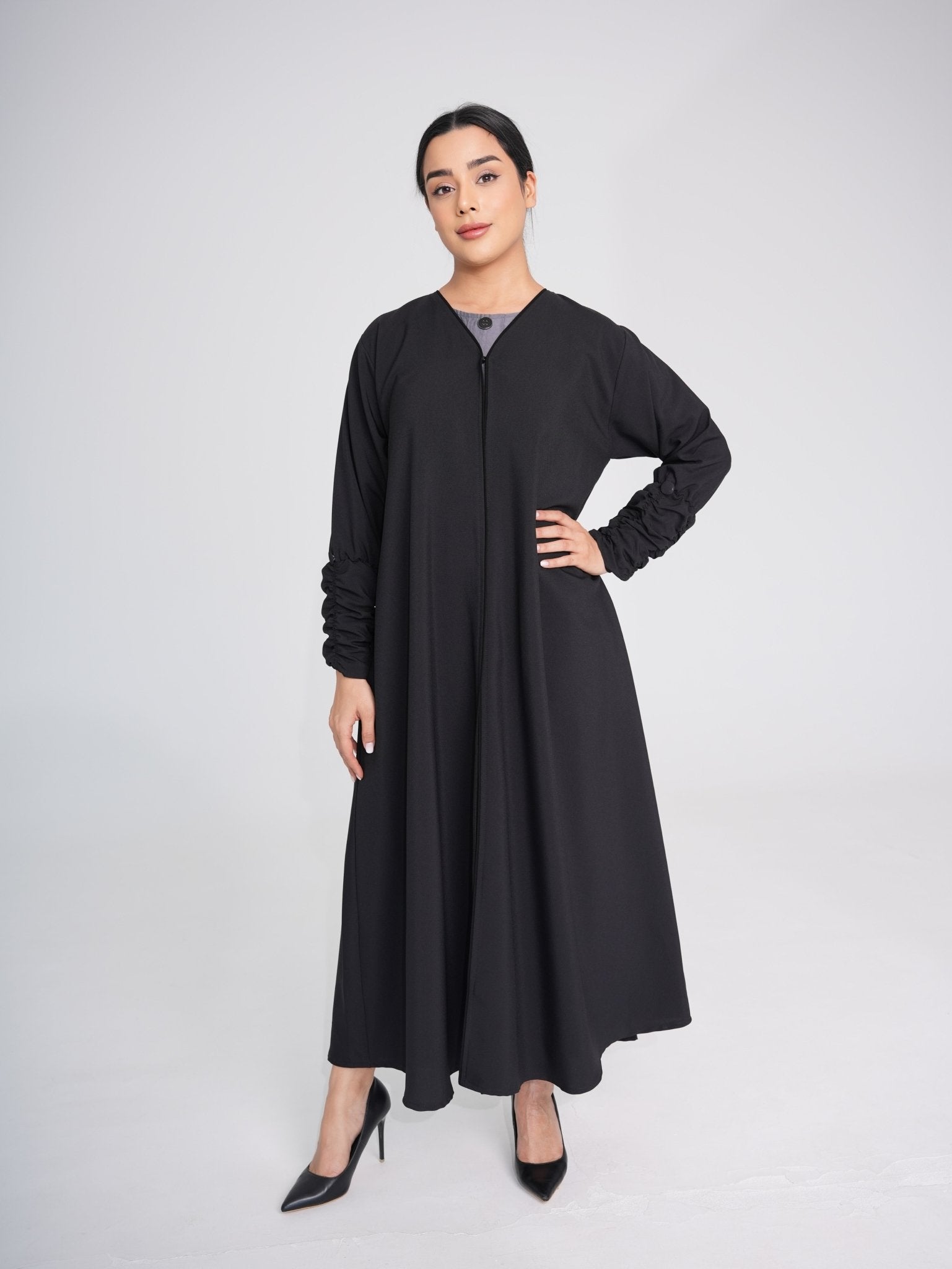 C 0404 Black Abaya