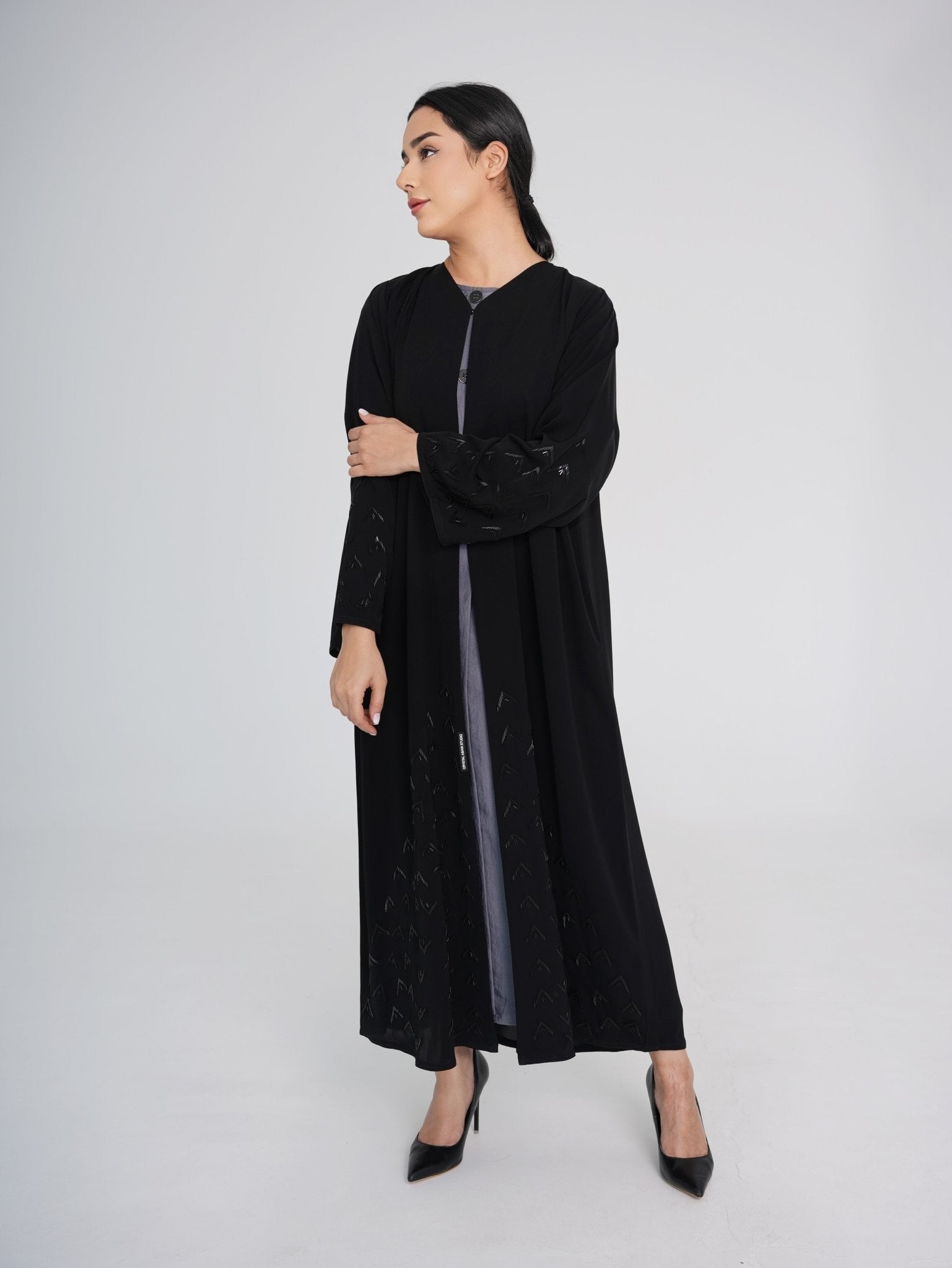 C 0406 Black Abaya