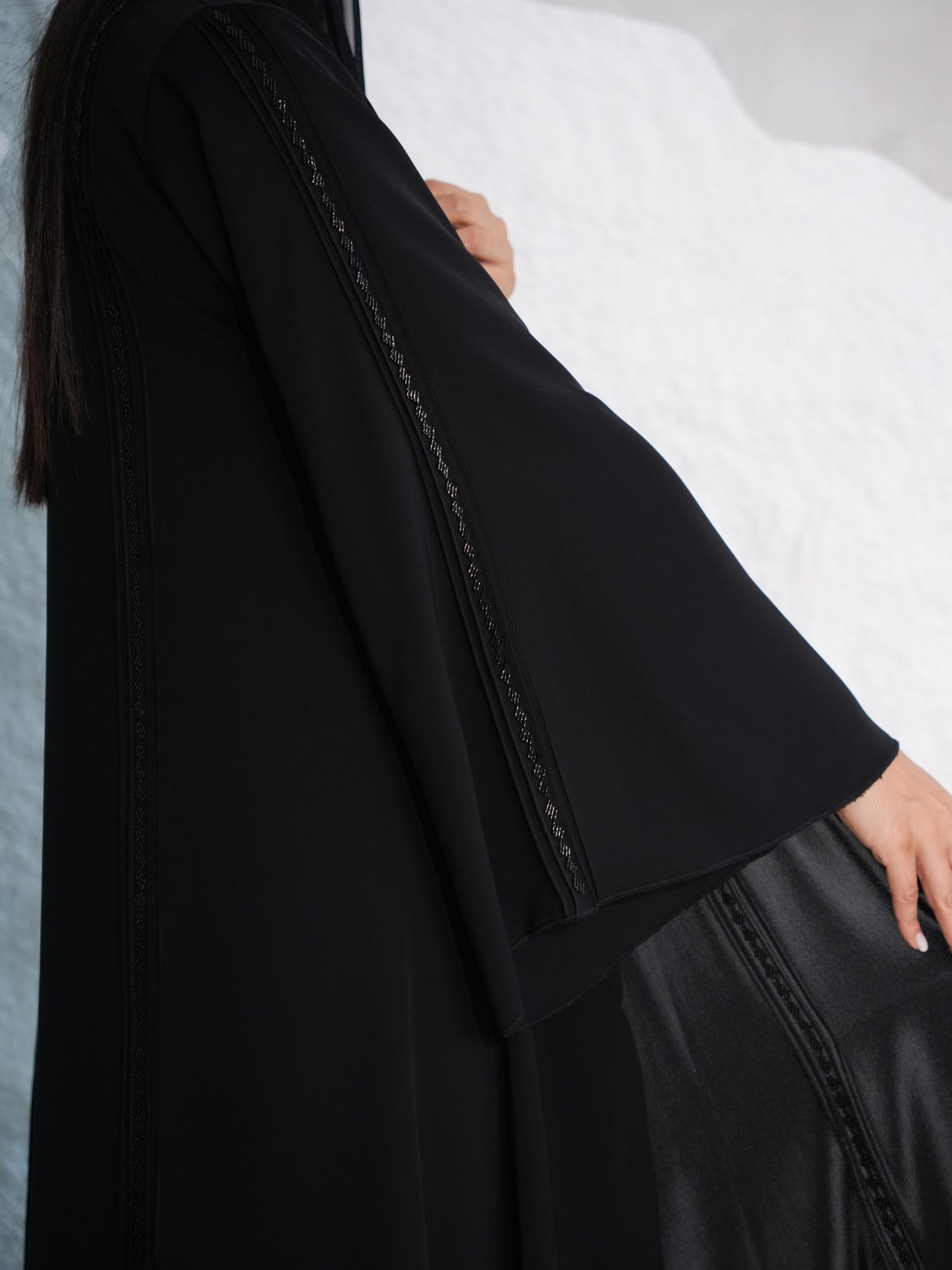 C 0407 Black Abaya