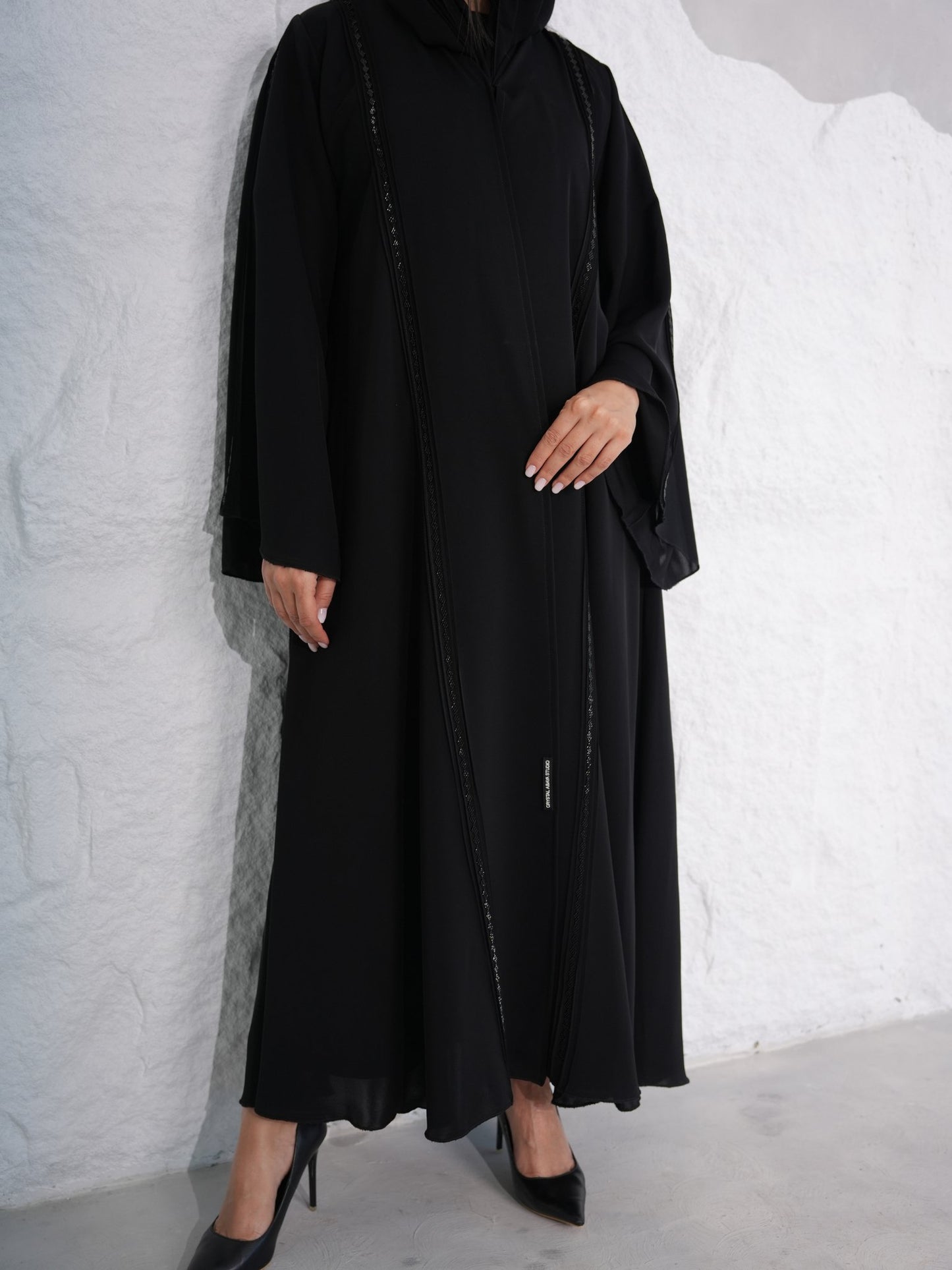 C 0407 Black Abaya