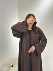C 0419 Brown Abaya