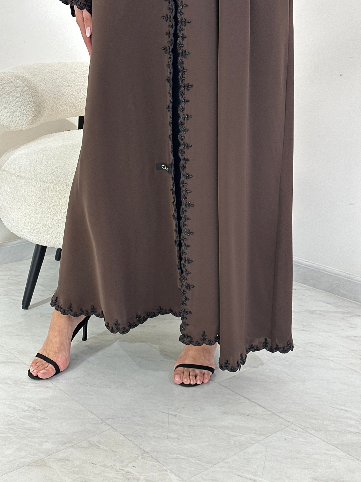 C 0419 Brown Abaya