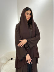 C 0419 Brown Abaya
