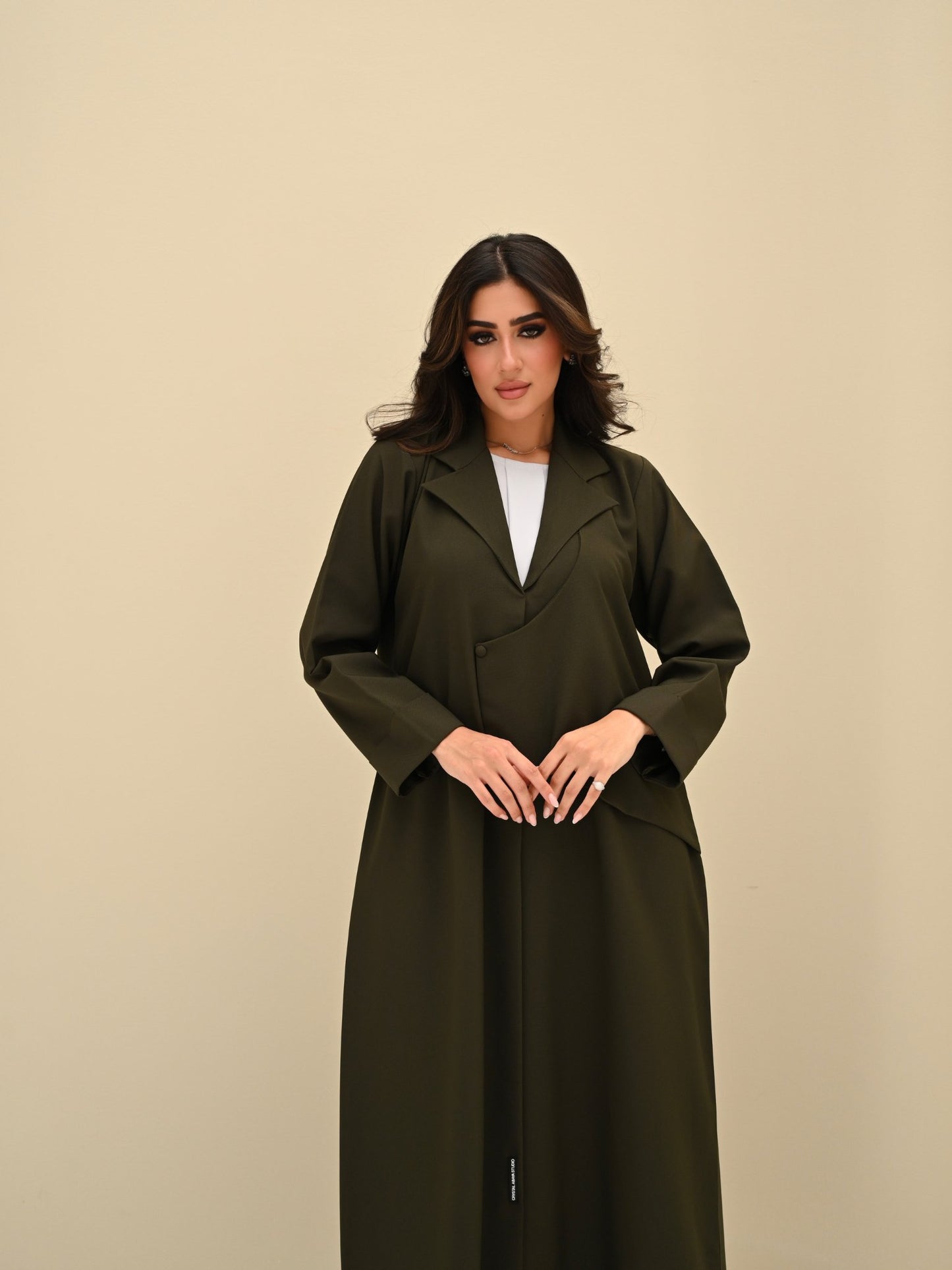 C 0423 Olive Green Abaya