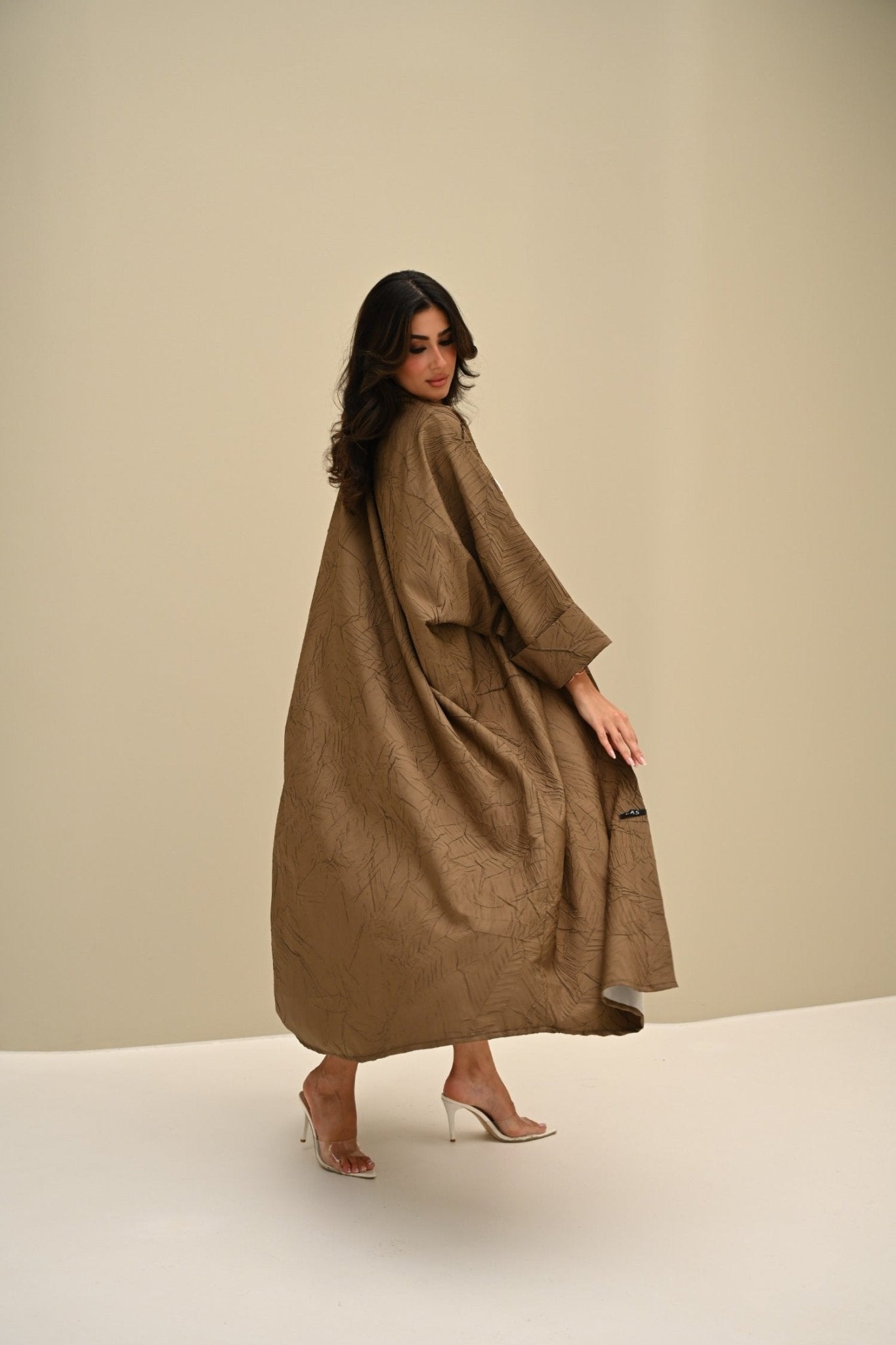 C 0427 Camel Bisht Abaya