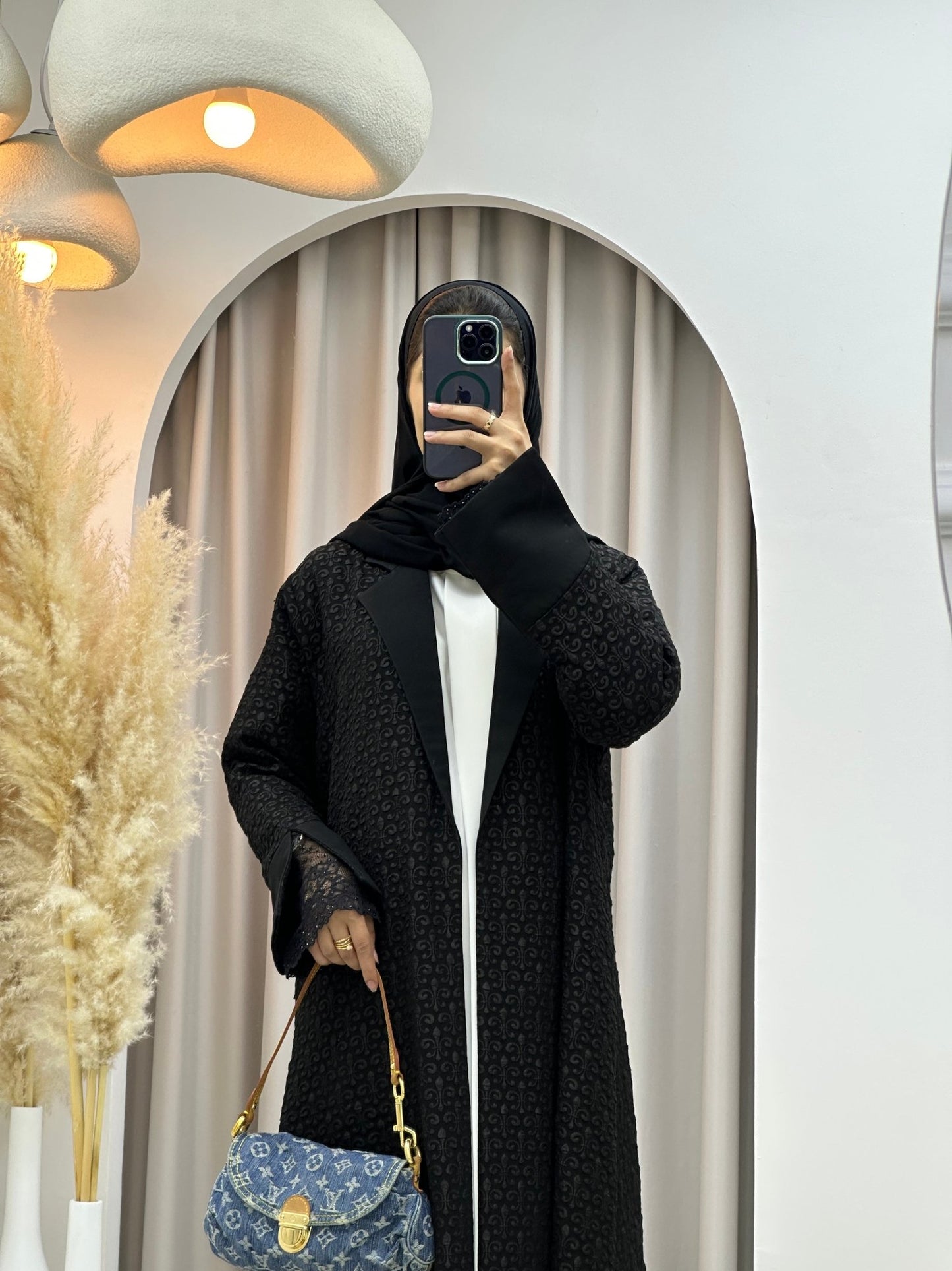 C 0578 Black Coat Abaya