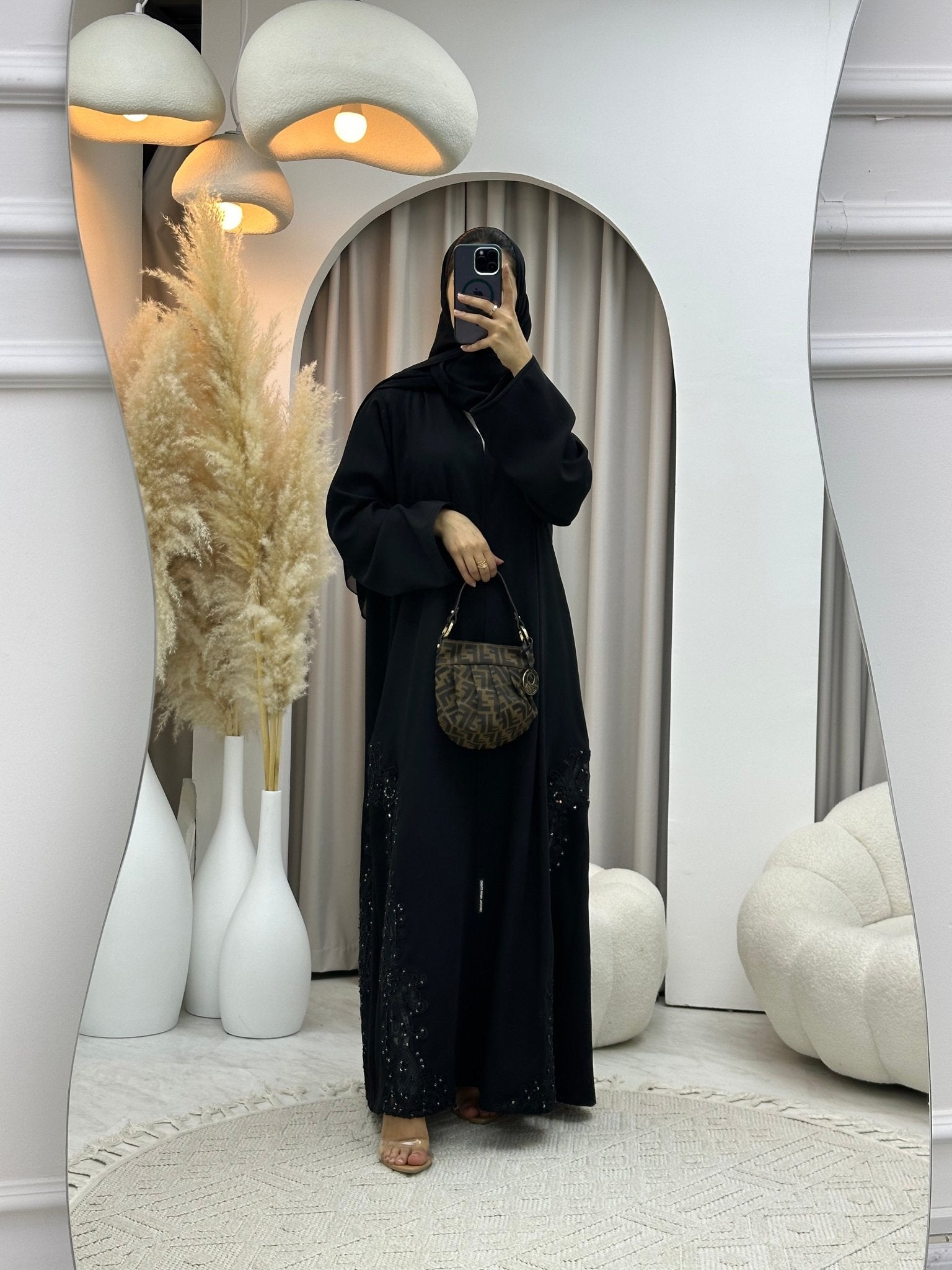 C 0580 Black Abaya