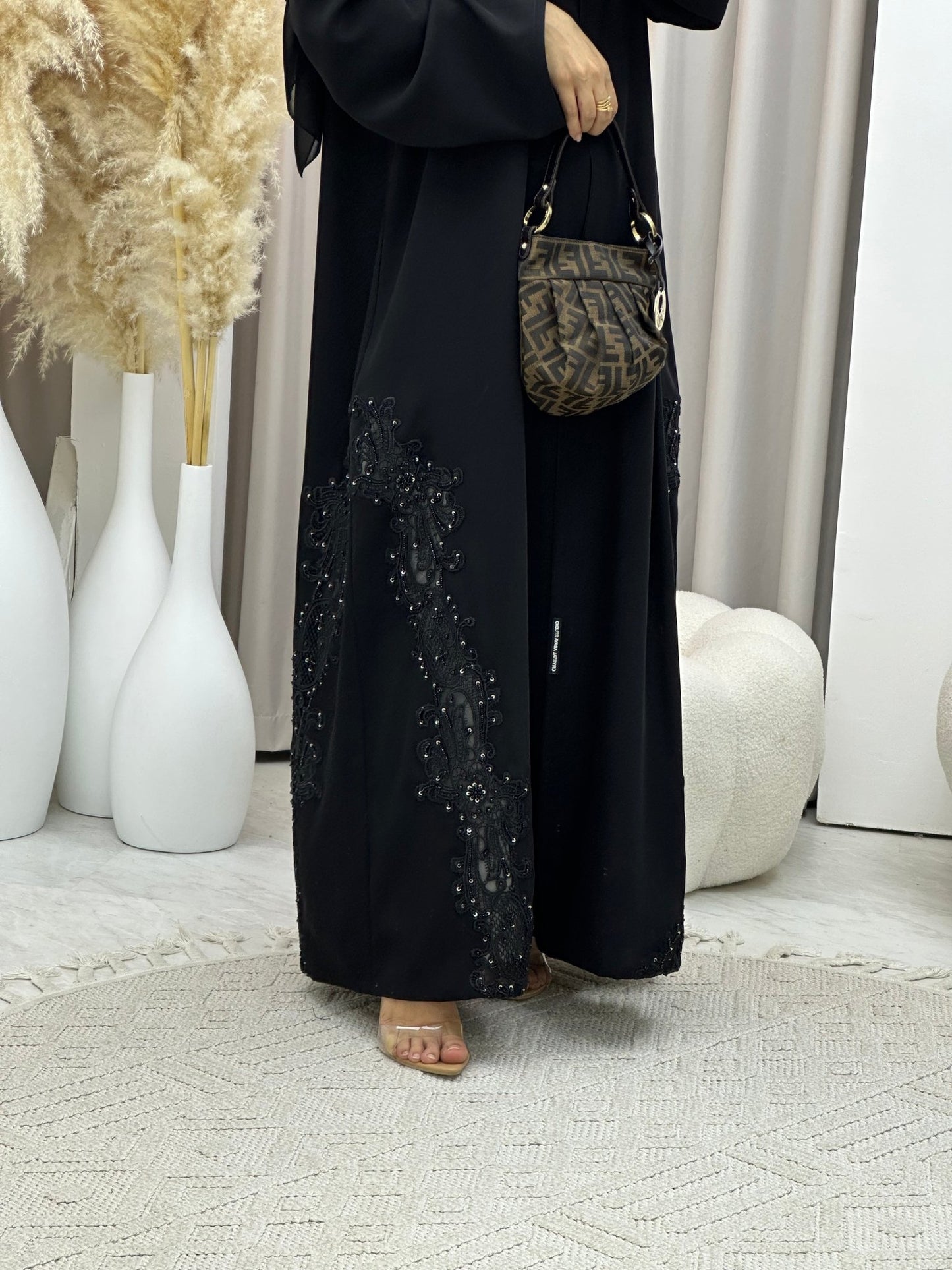 C 0580 Black Abaya