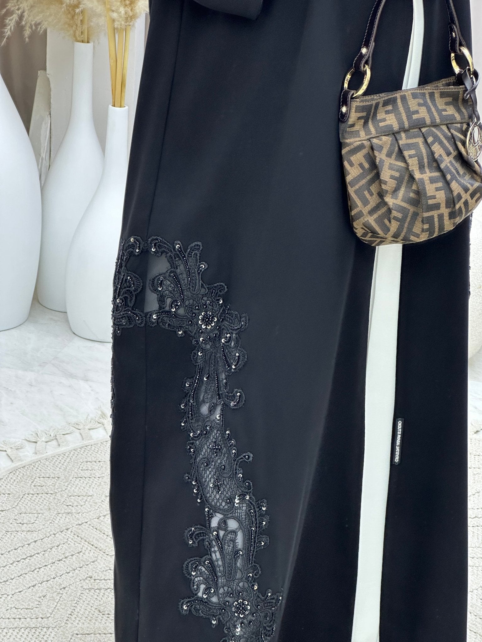 C 0580 Black Abaya