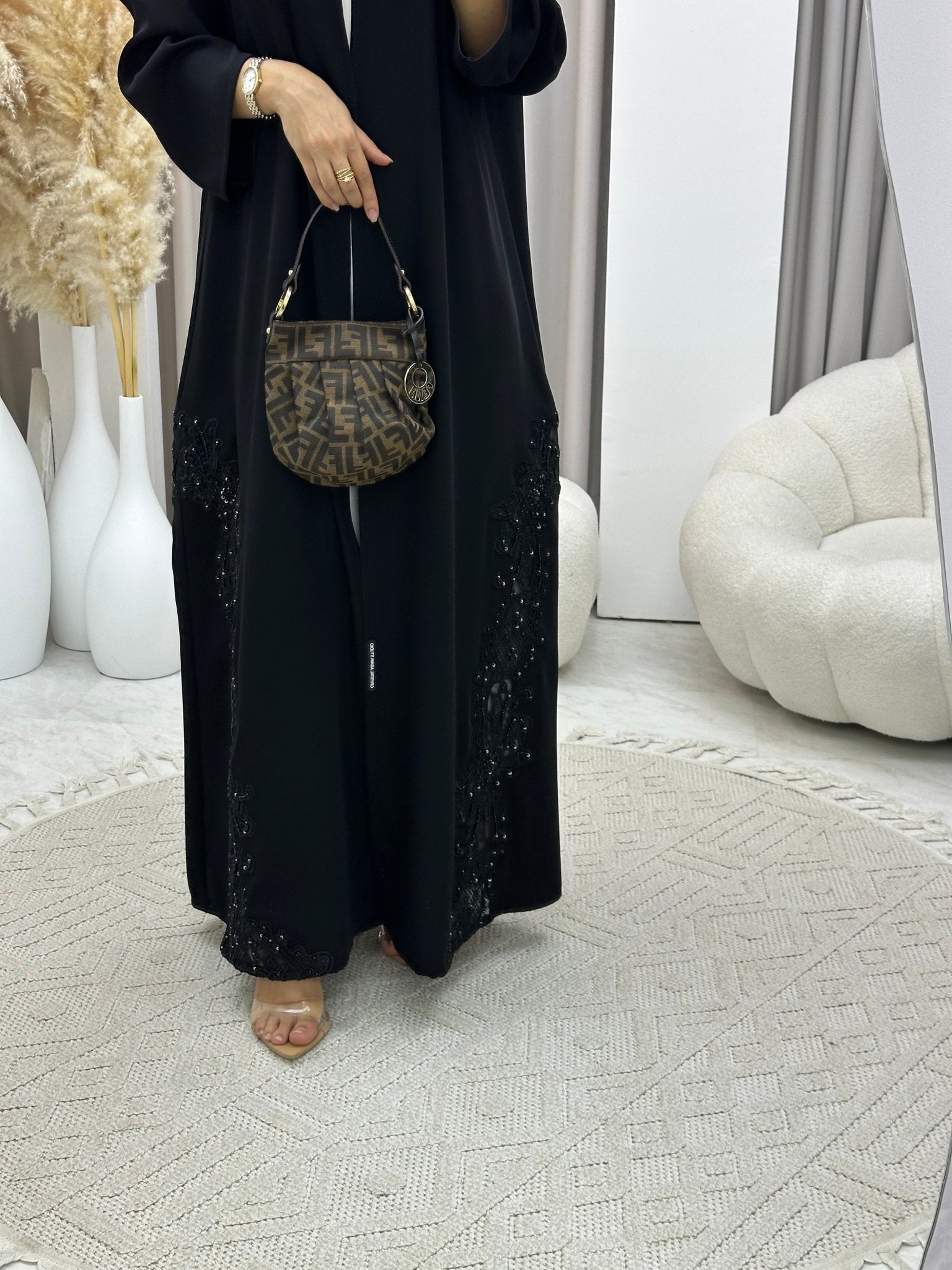 C 0580 Black Abaya