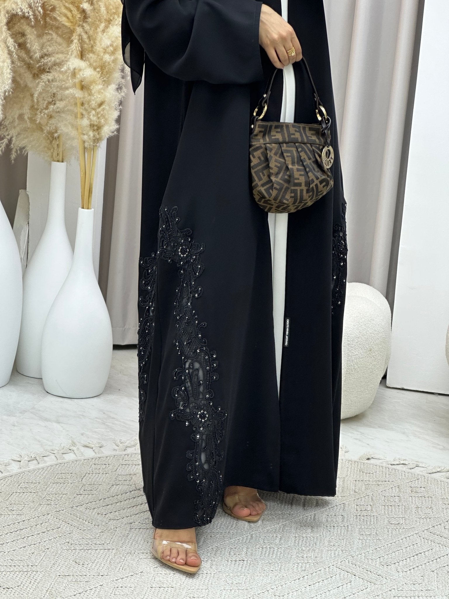 C 0580 Black Abaya