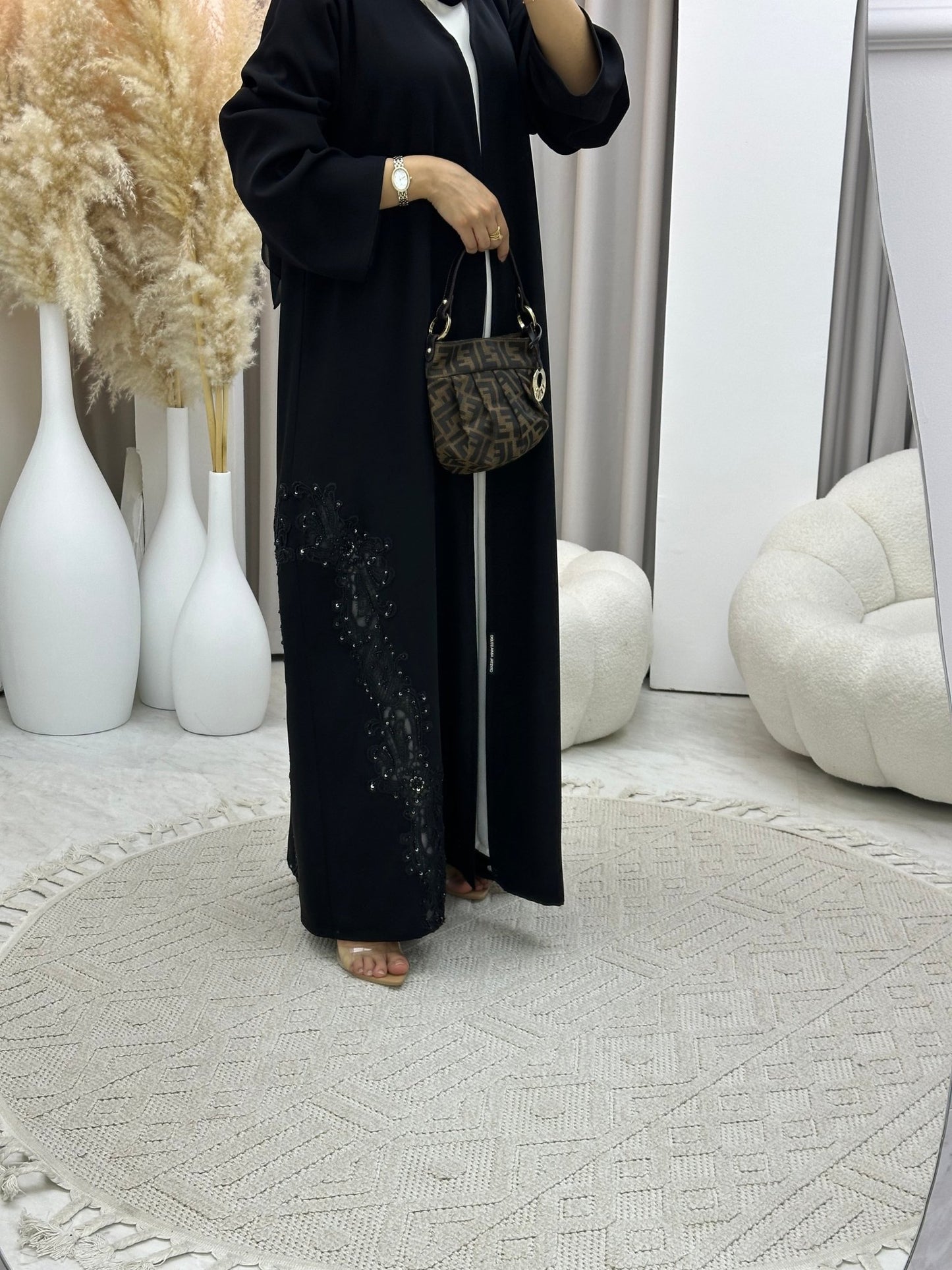 C 0580 Black Abaya