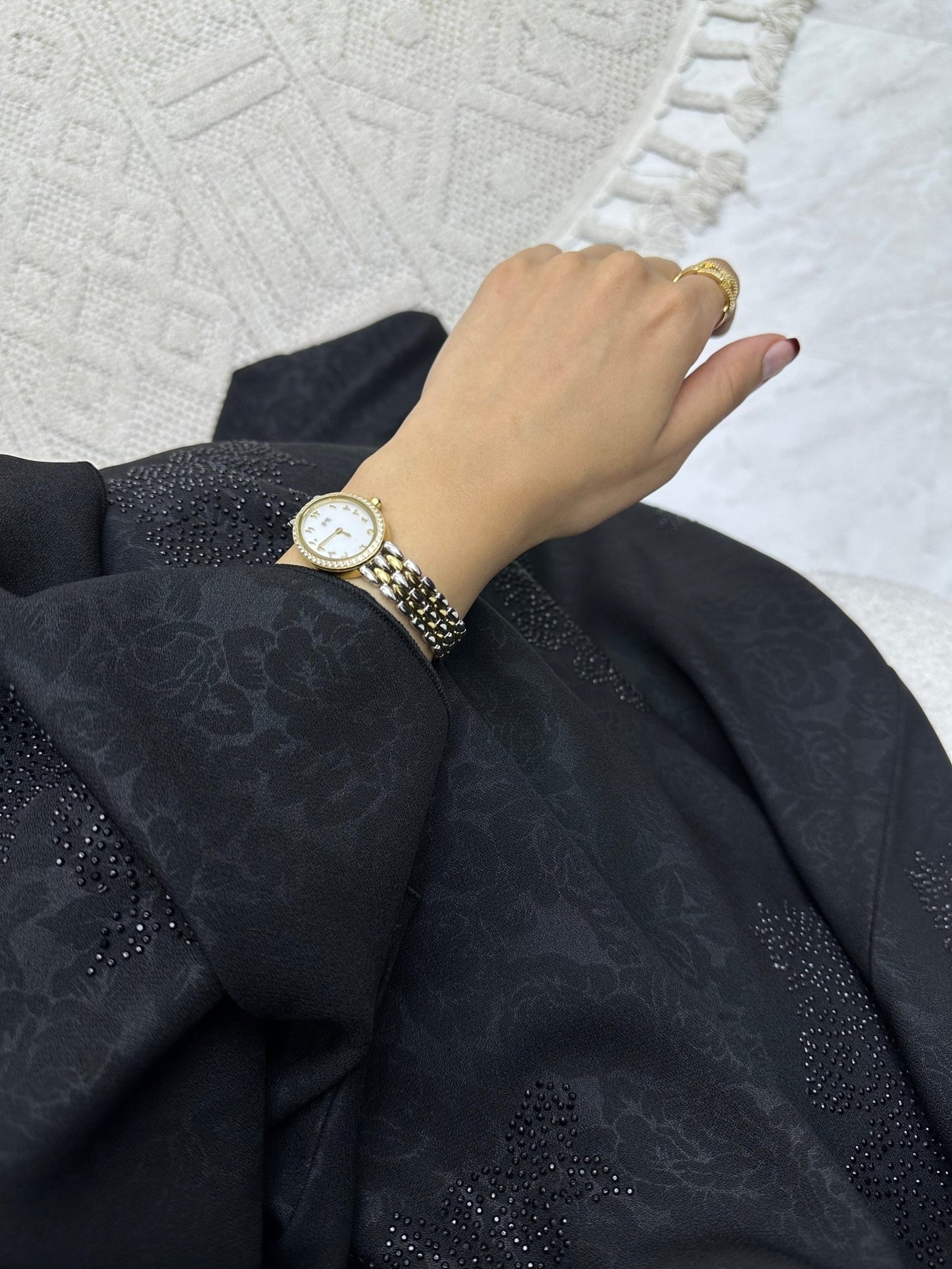 C 0589 Black Coat Abaya