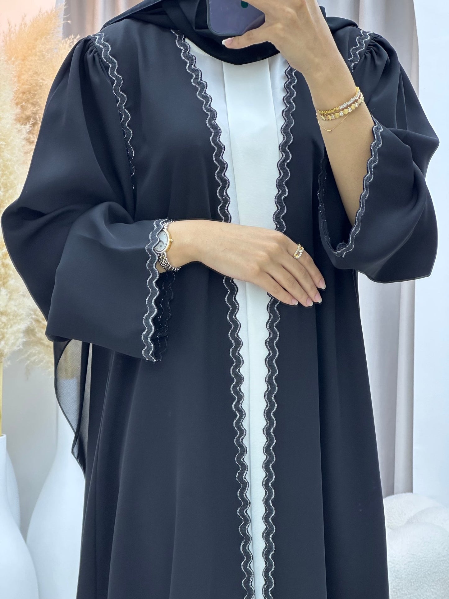 C 0597 Black Abaya