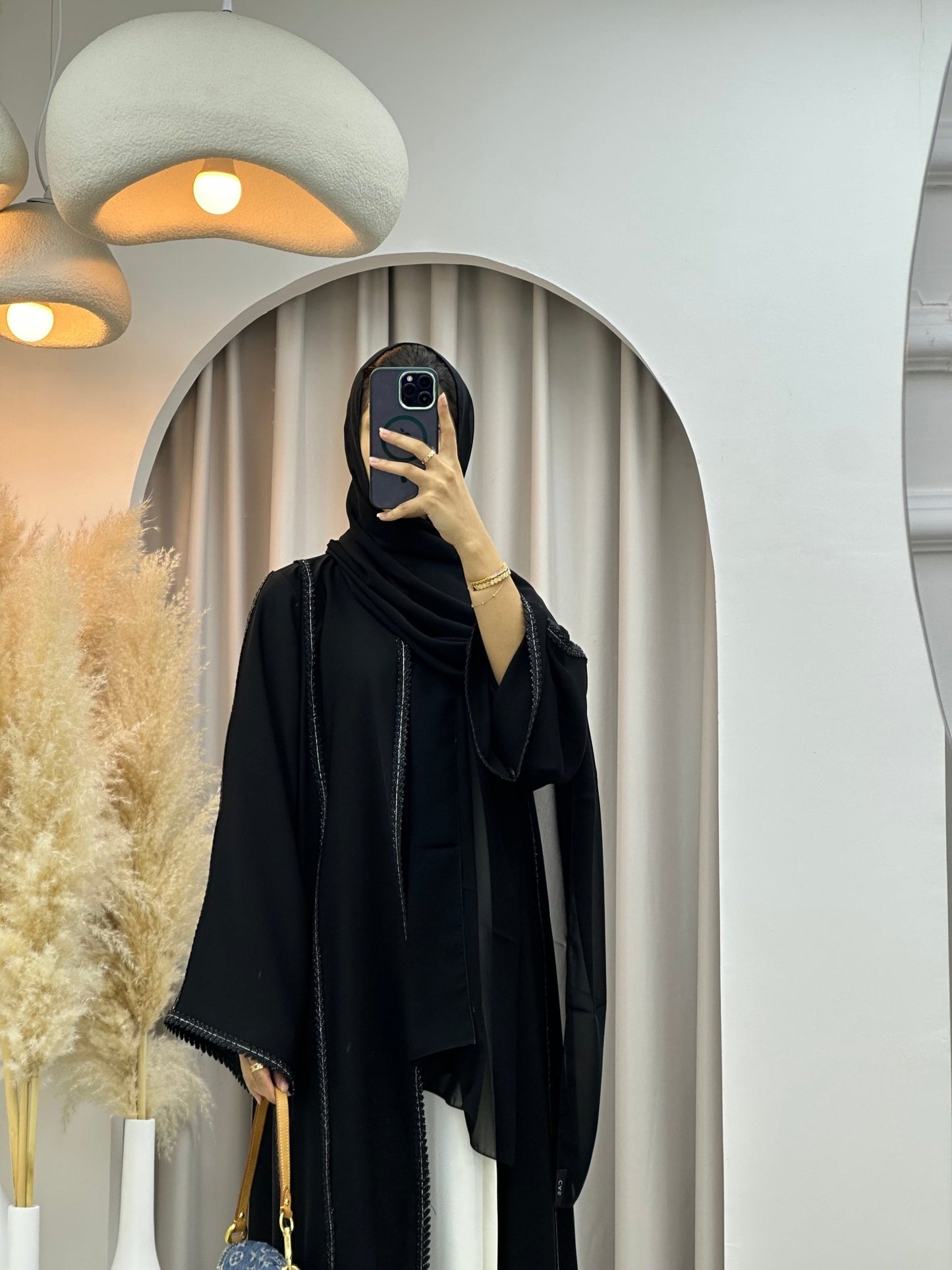 C 0598 Black Abaya