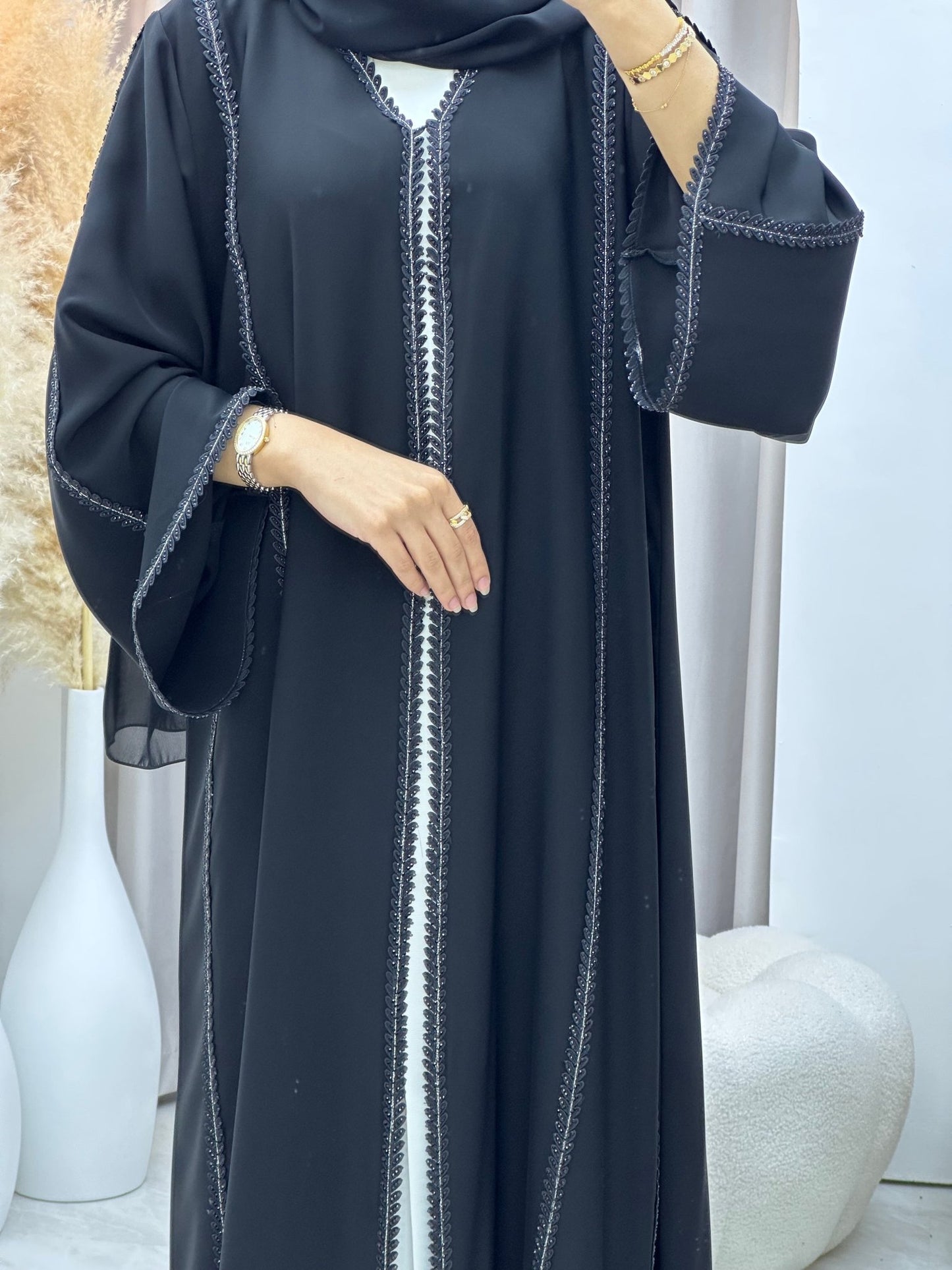 C 0598 Black Abaya