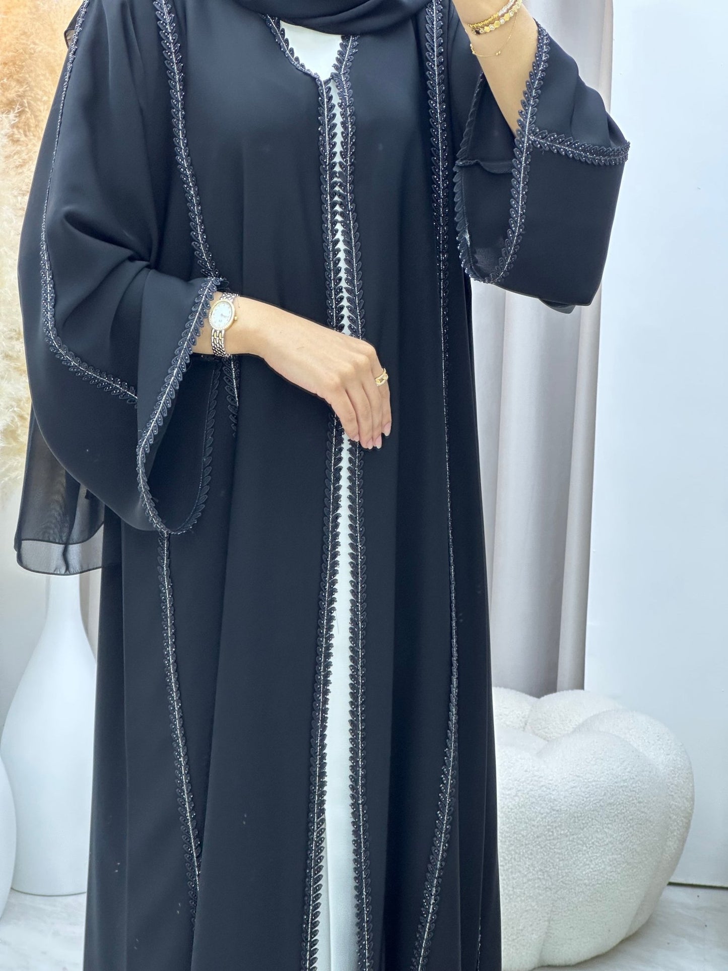 C 0598 Black Abaya