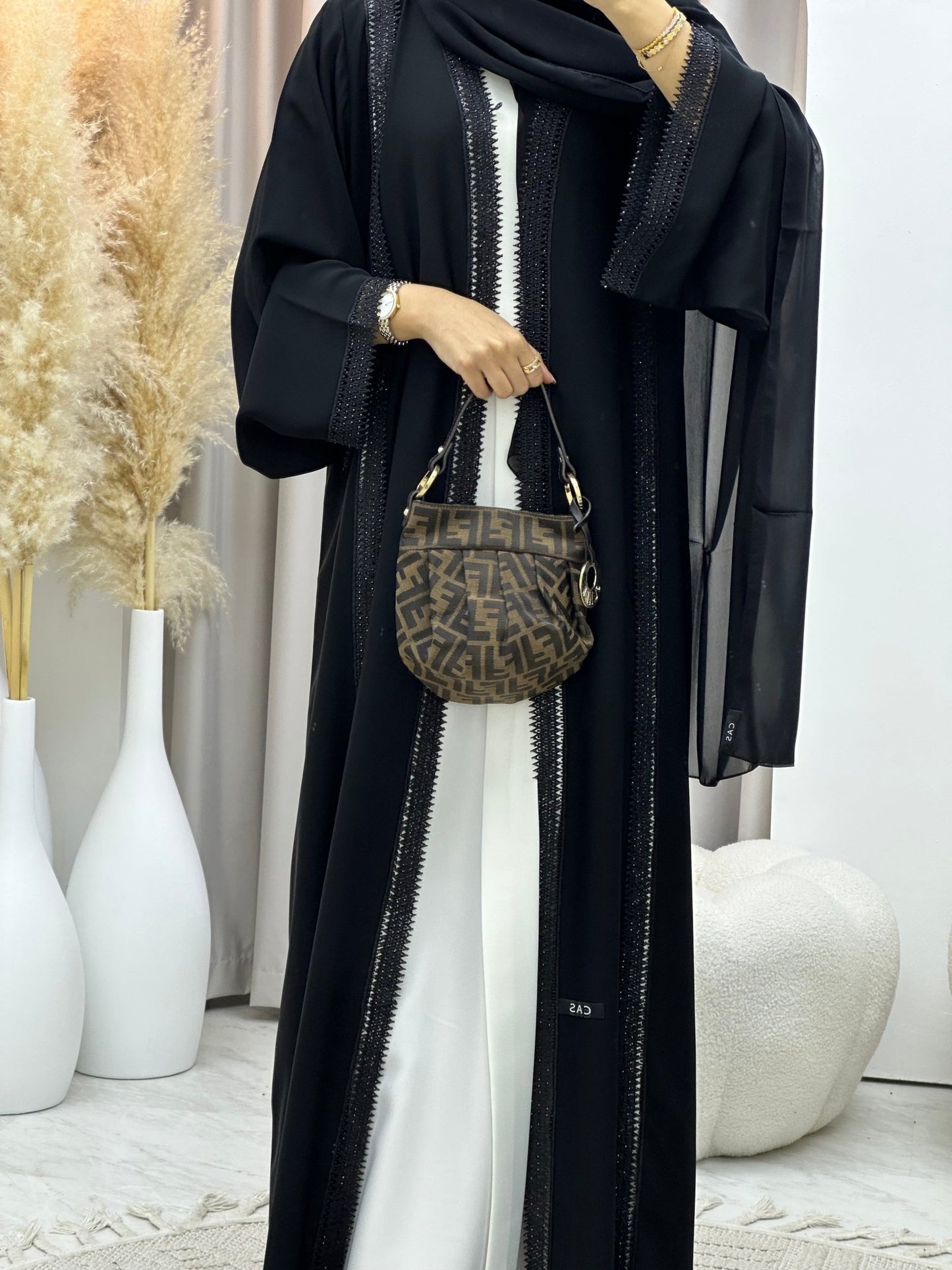 C 0600 Black Abaya