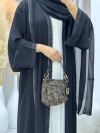 عباية سوداء رقم C 0600 - XS / 49