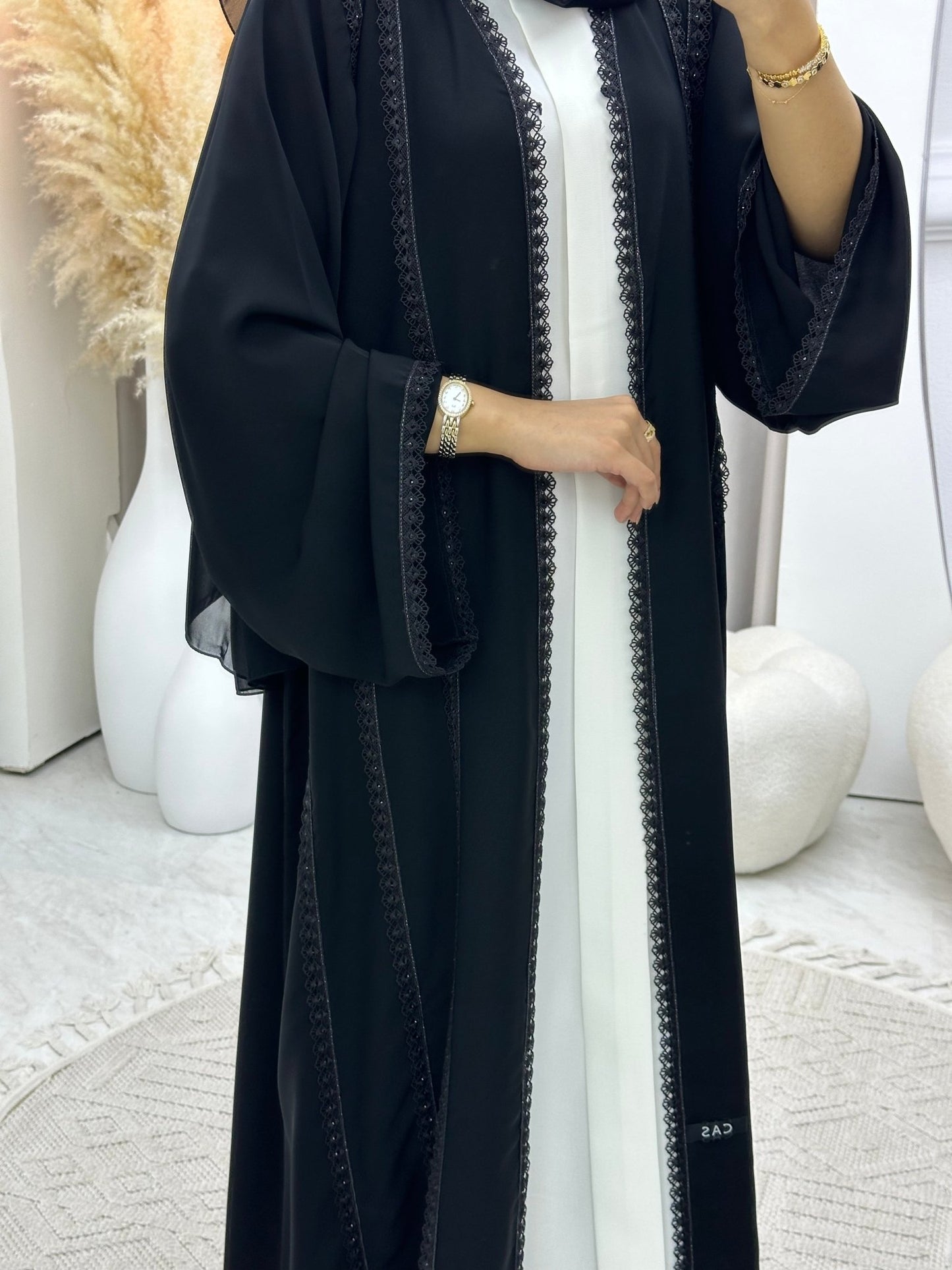 C 0601 Black Abaya