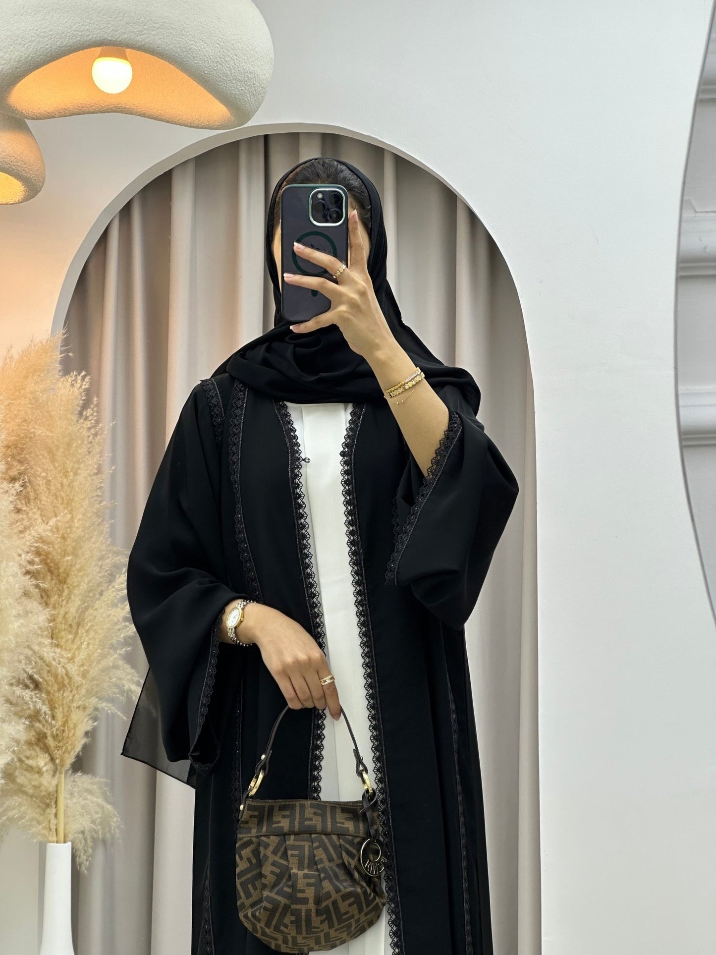 C 0601 Black Abaya