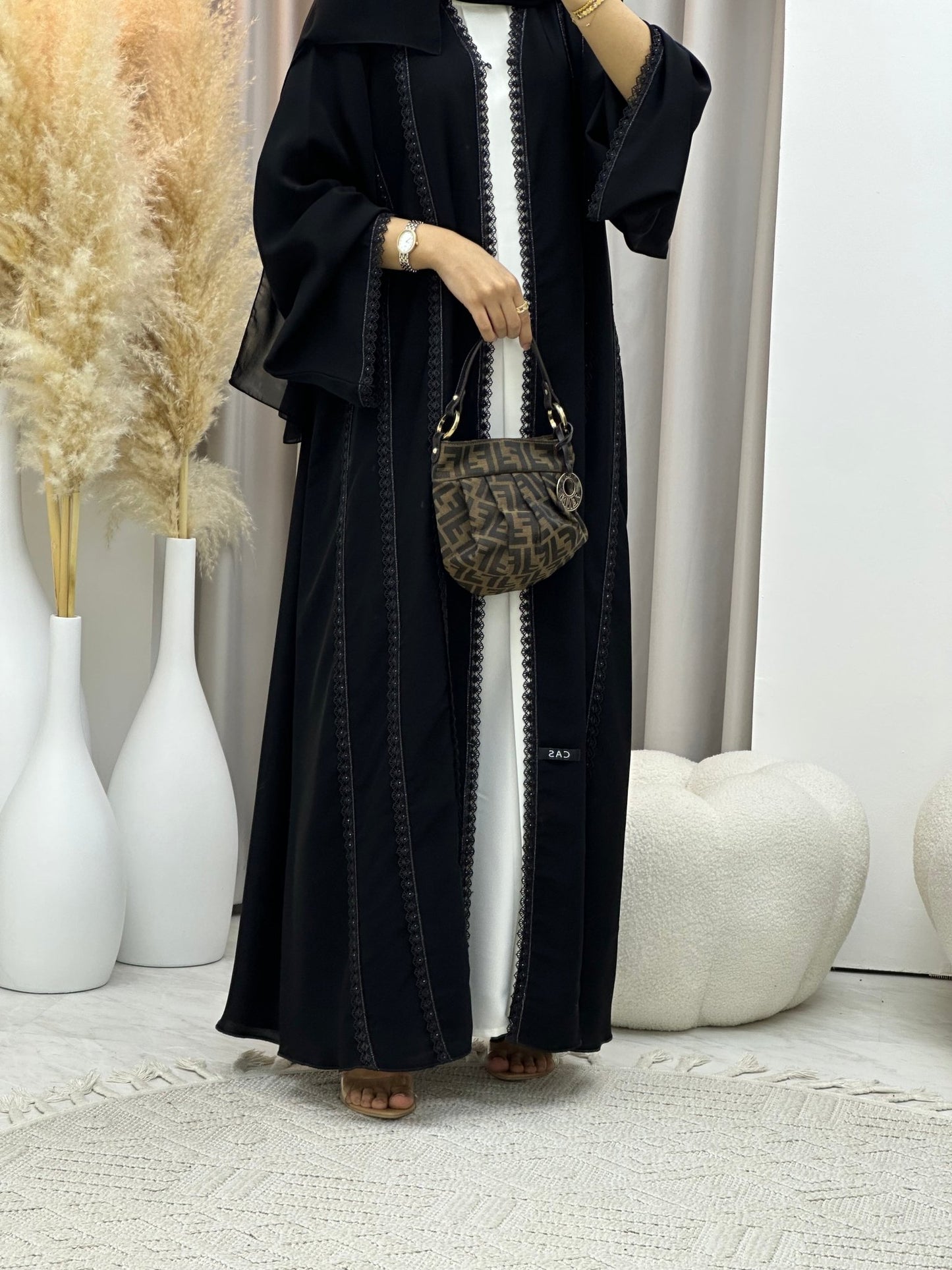 C 0601 Black Abaya