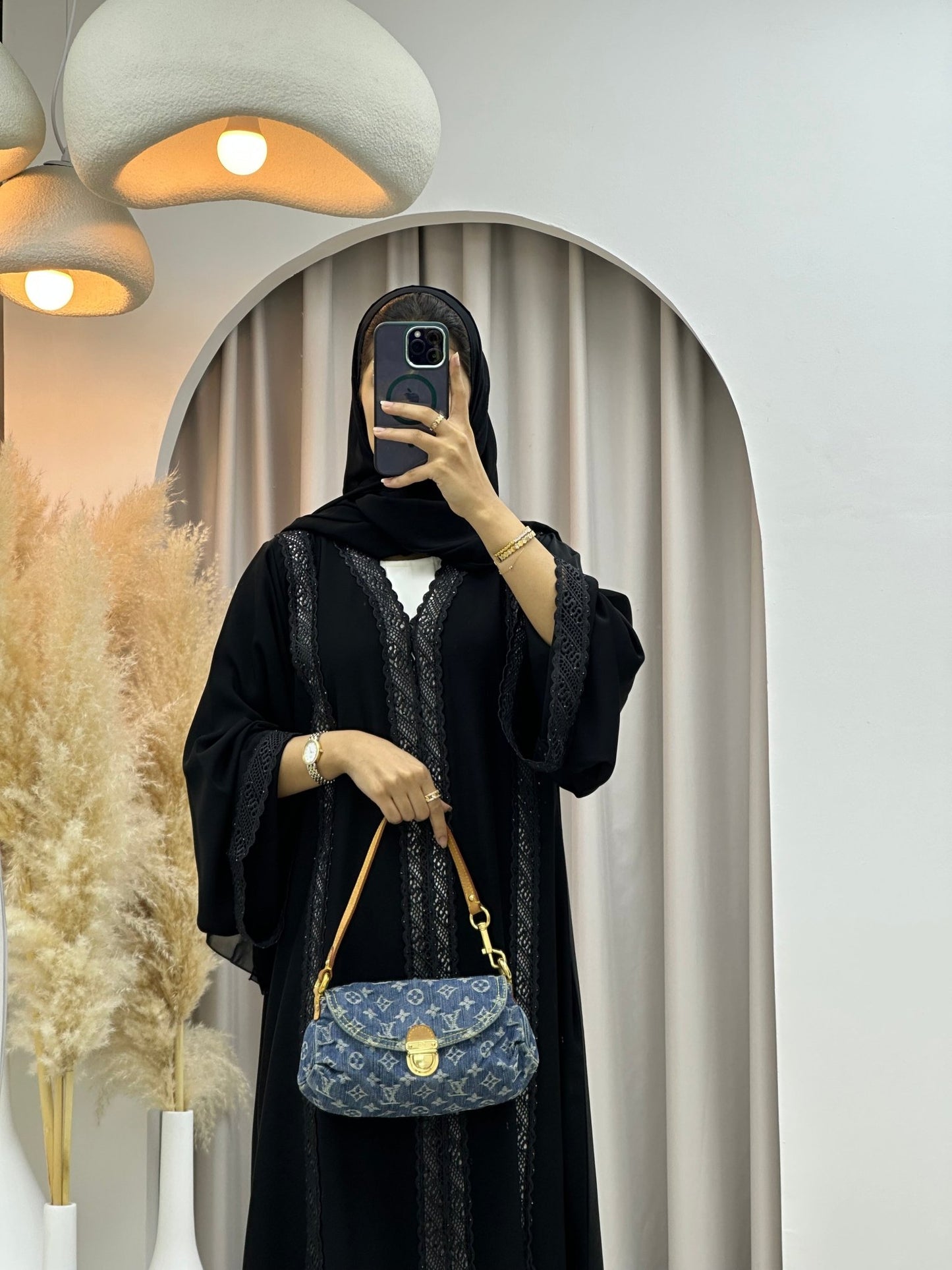 C 0602 Black Abaya