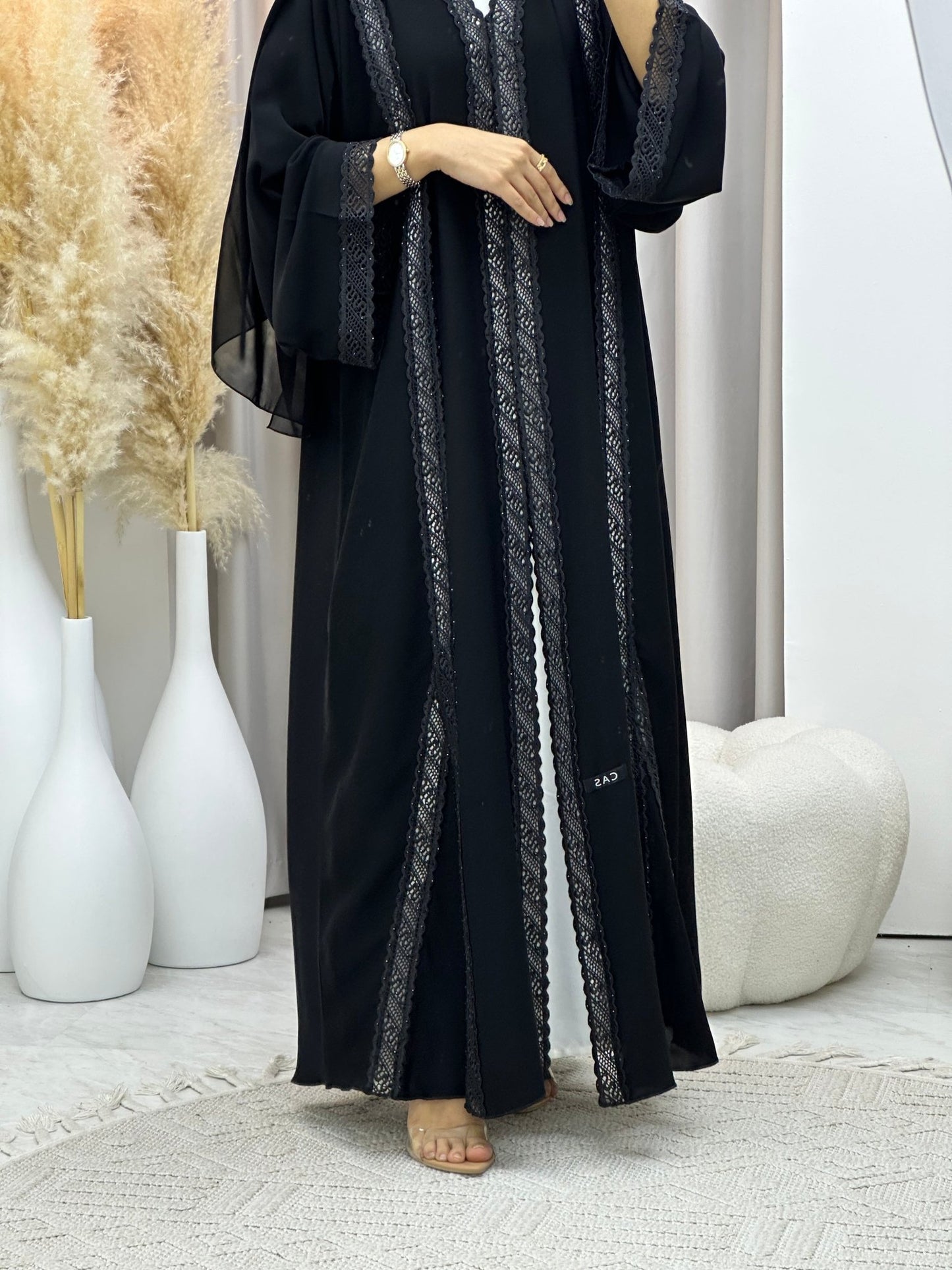 C 0602 Black Abaya