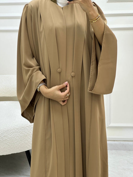 C 0604 - 02 Mustard Nada Abaya