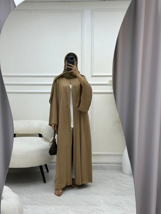 C 0604 - 02 Mustard Nada Abaya