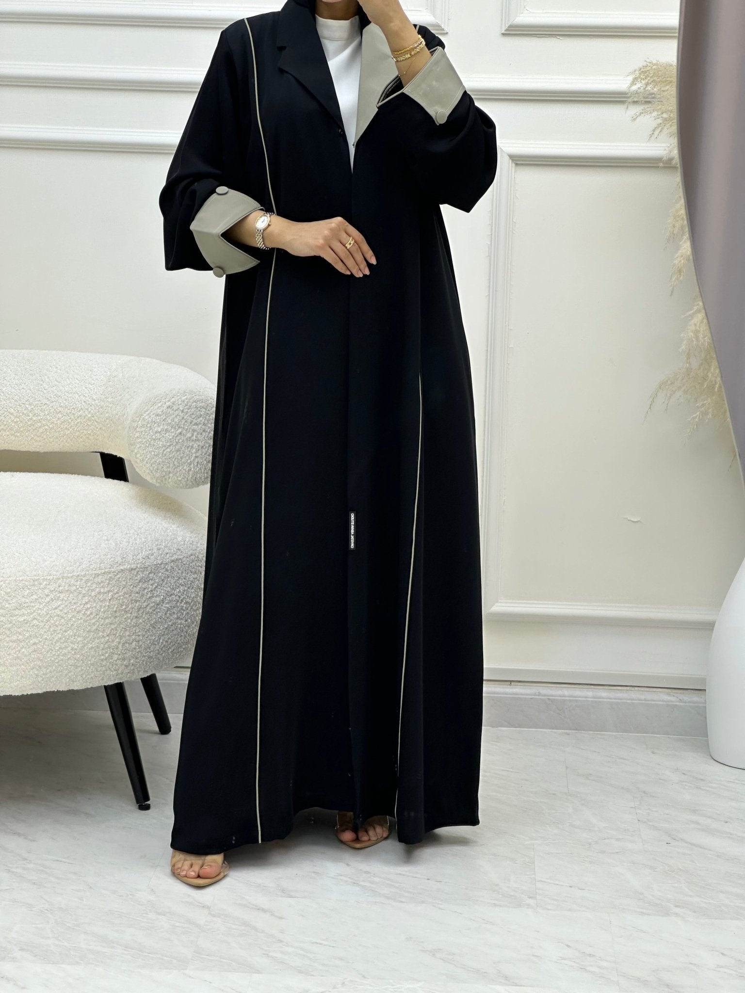 C 0614 Black Abaya