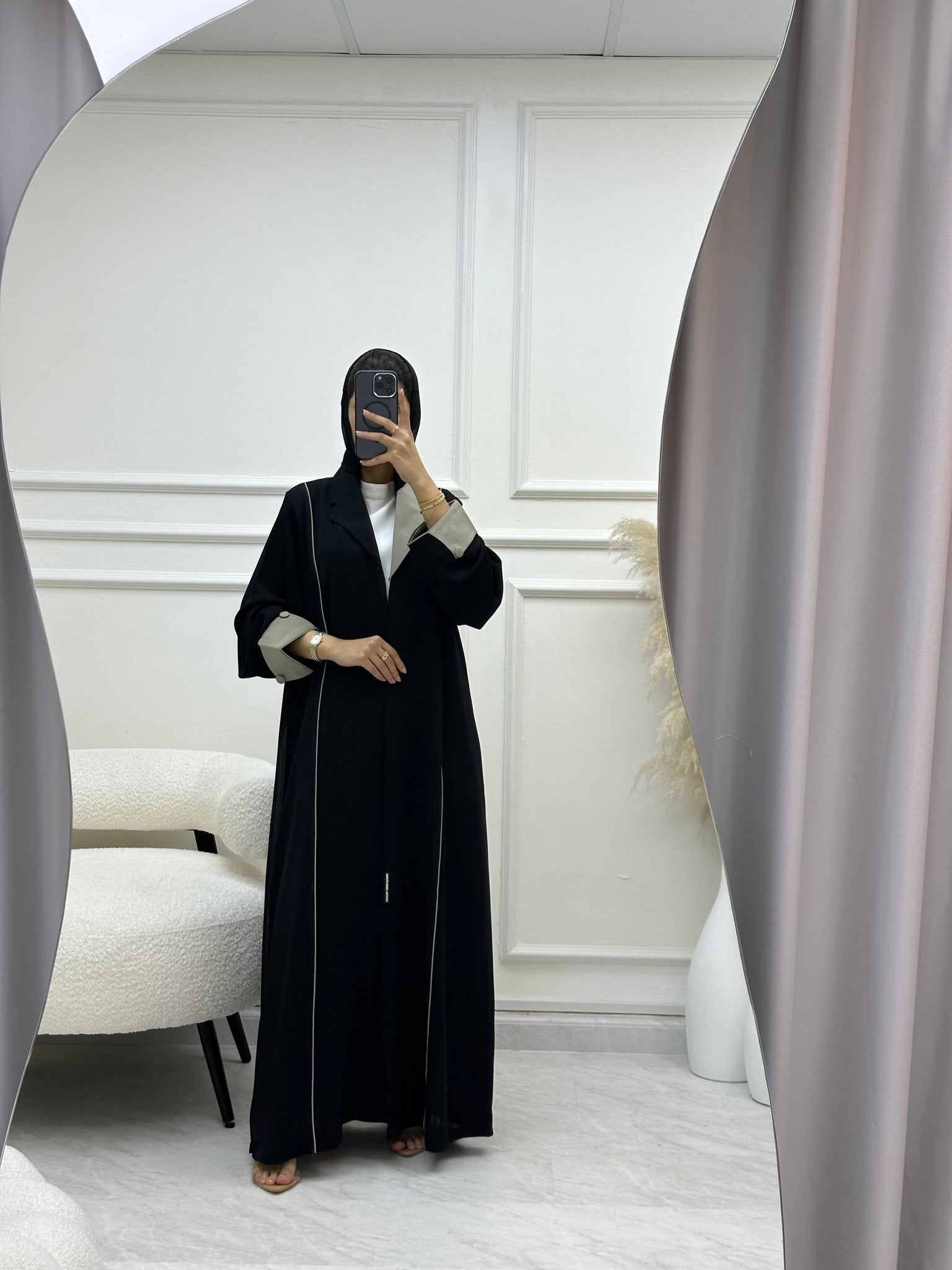 C 0614 Black Abaya