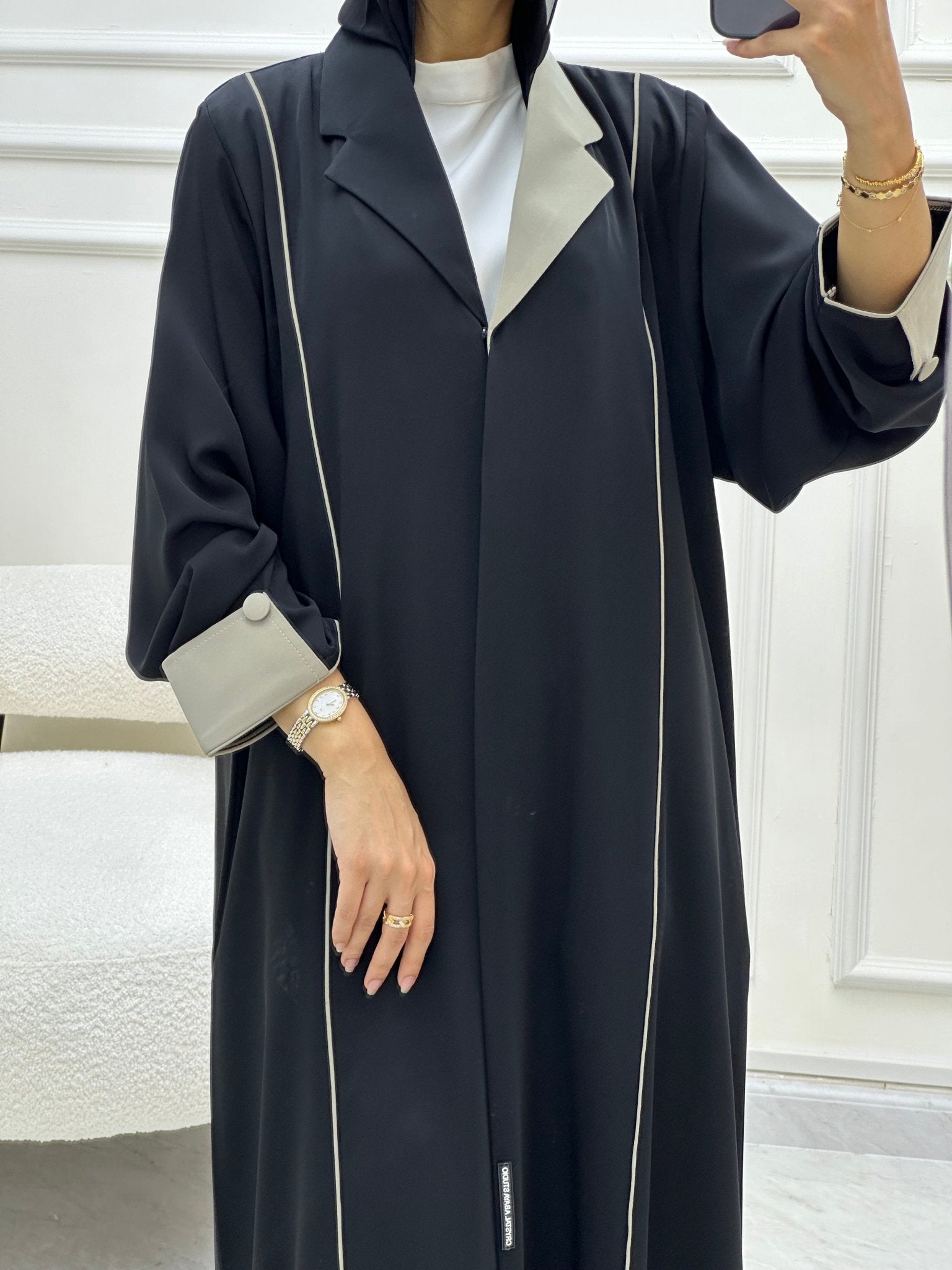 C 0614 Black Abaya