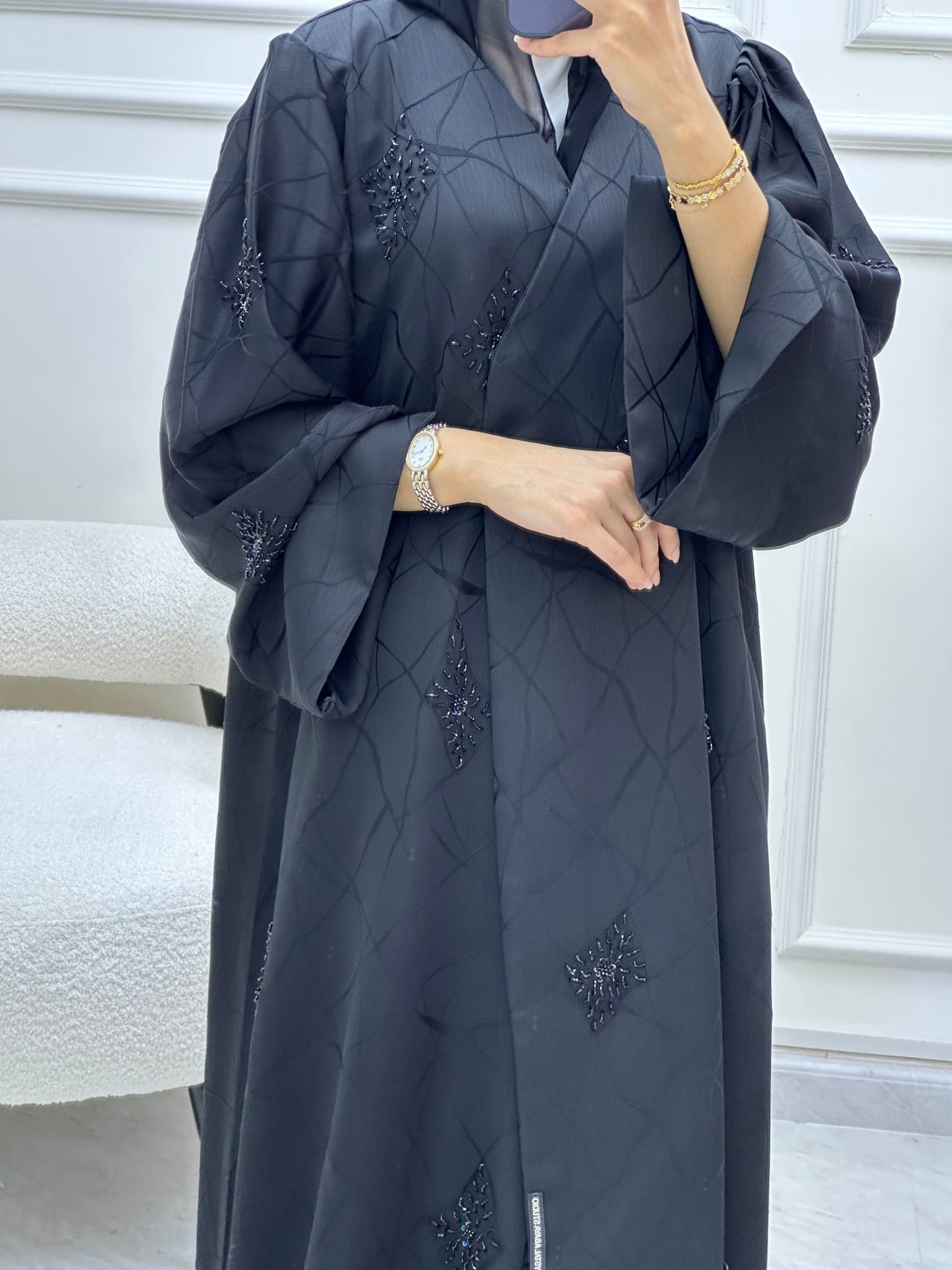 C 0618 Black Abaya