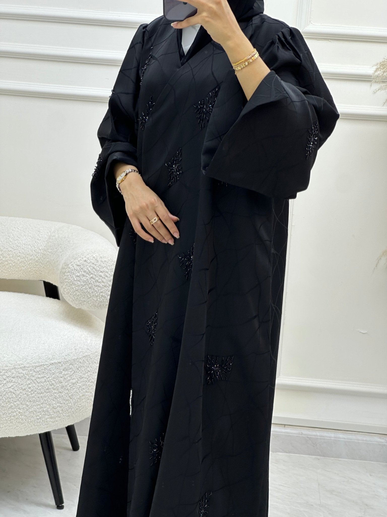 C 0618 Black Abaya