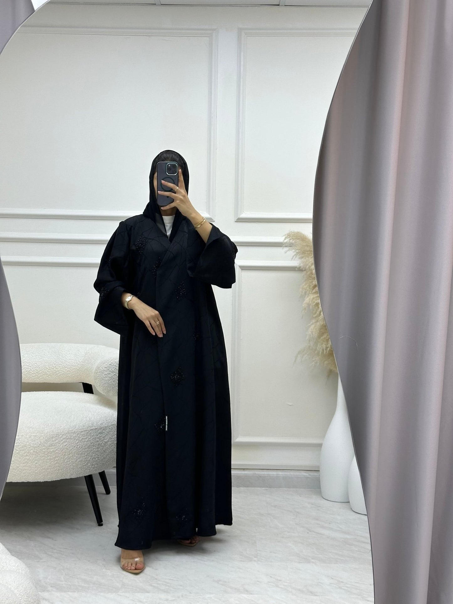 C 0618 Black Abaya