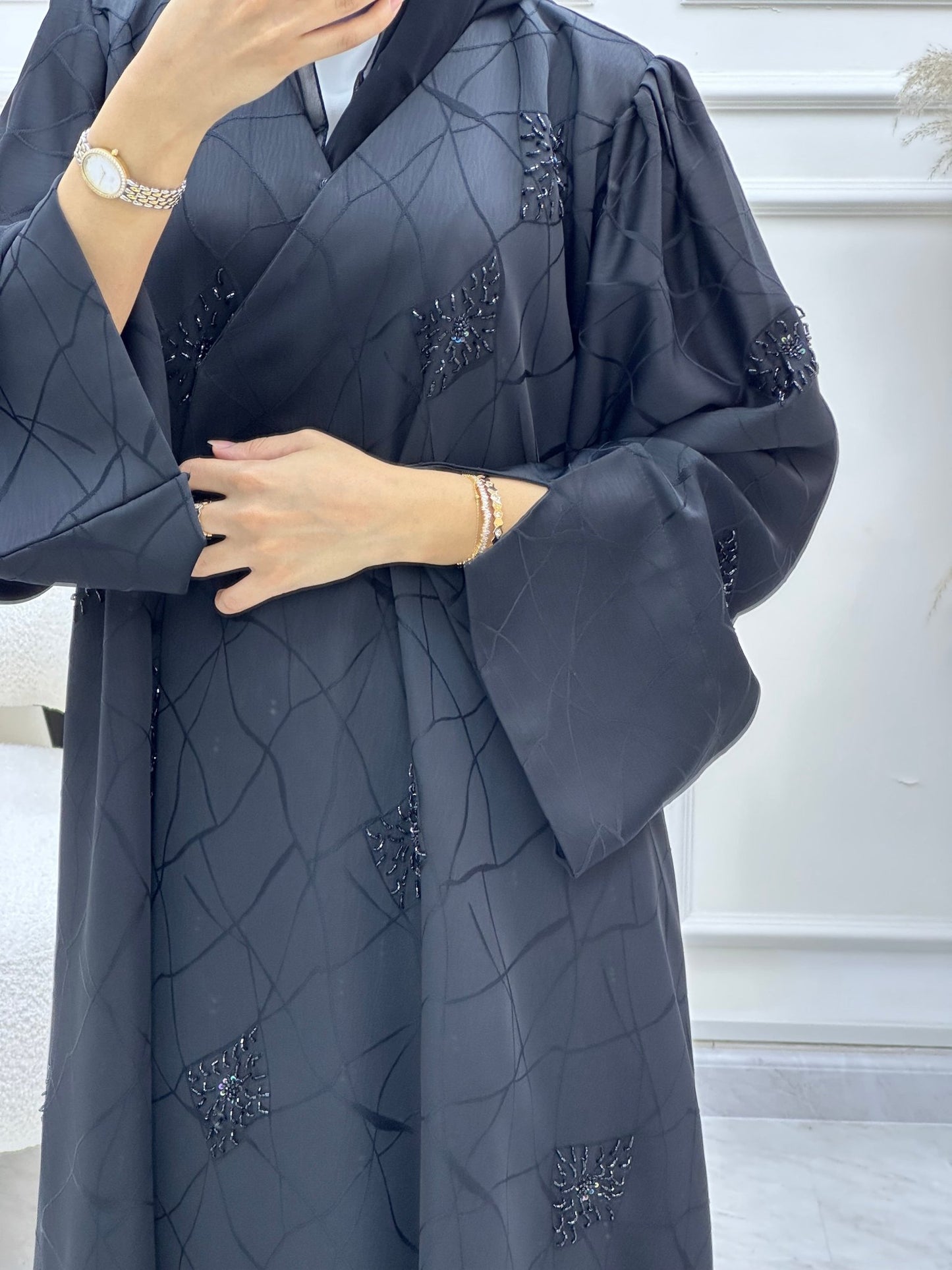 C 0618 Black Abaya