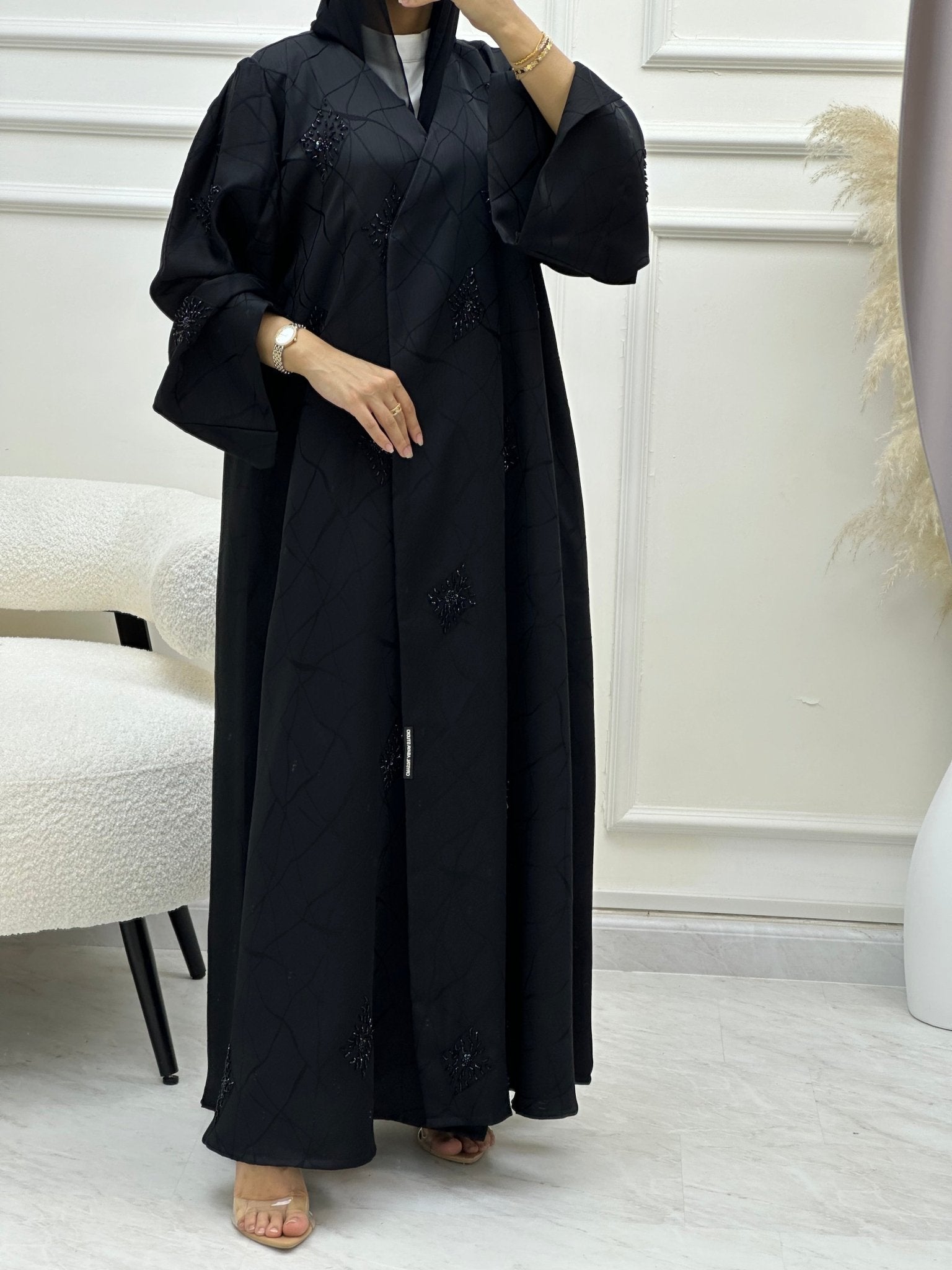 C 0618 Black Abaya