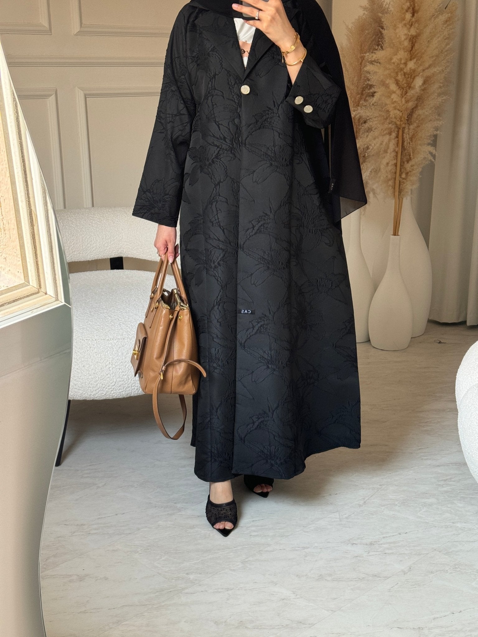 C 0622 Black Abaya