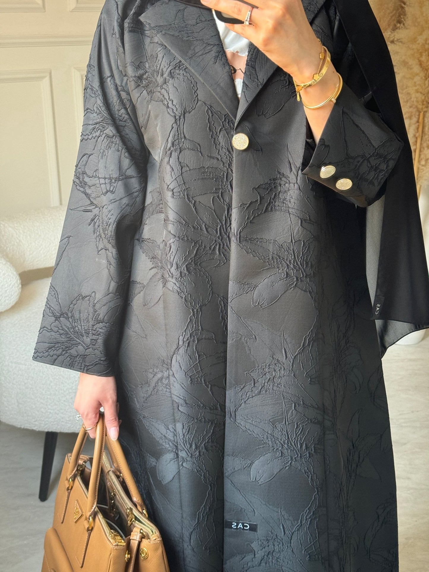 C 0622 Black Abaya