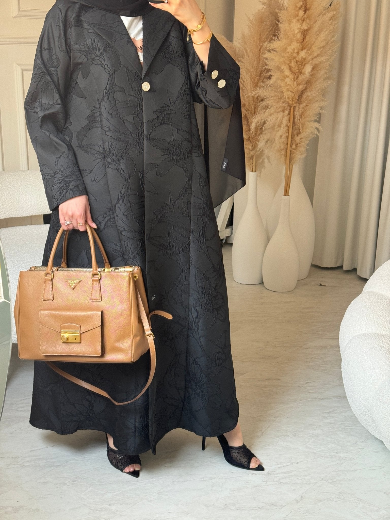 C 0622 Black Abaya